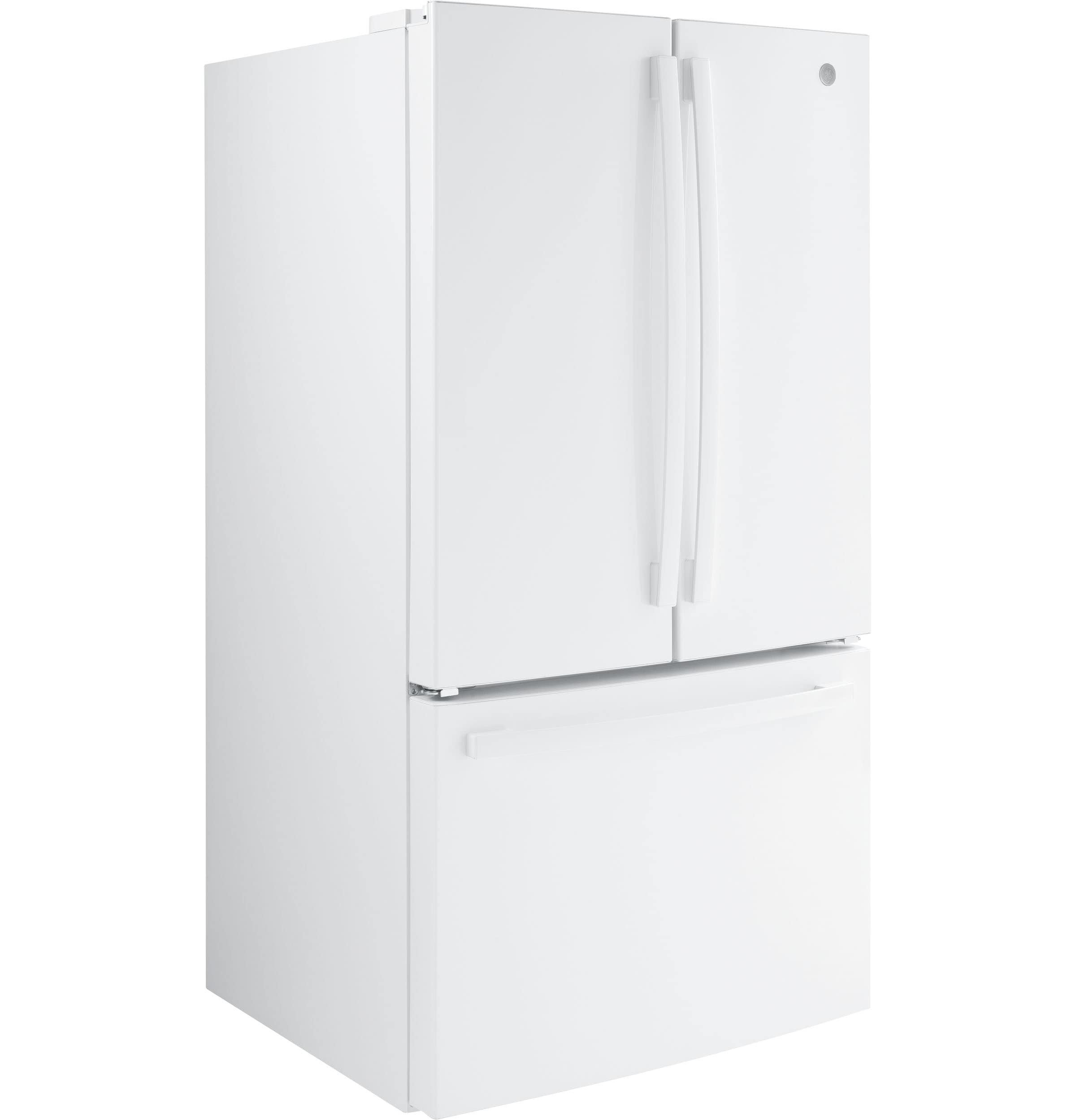 GE 27-cu ft French Door Refrigerator with Ice Maker (White) ENERGY