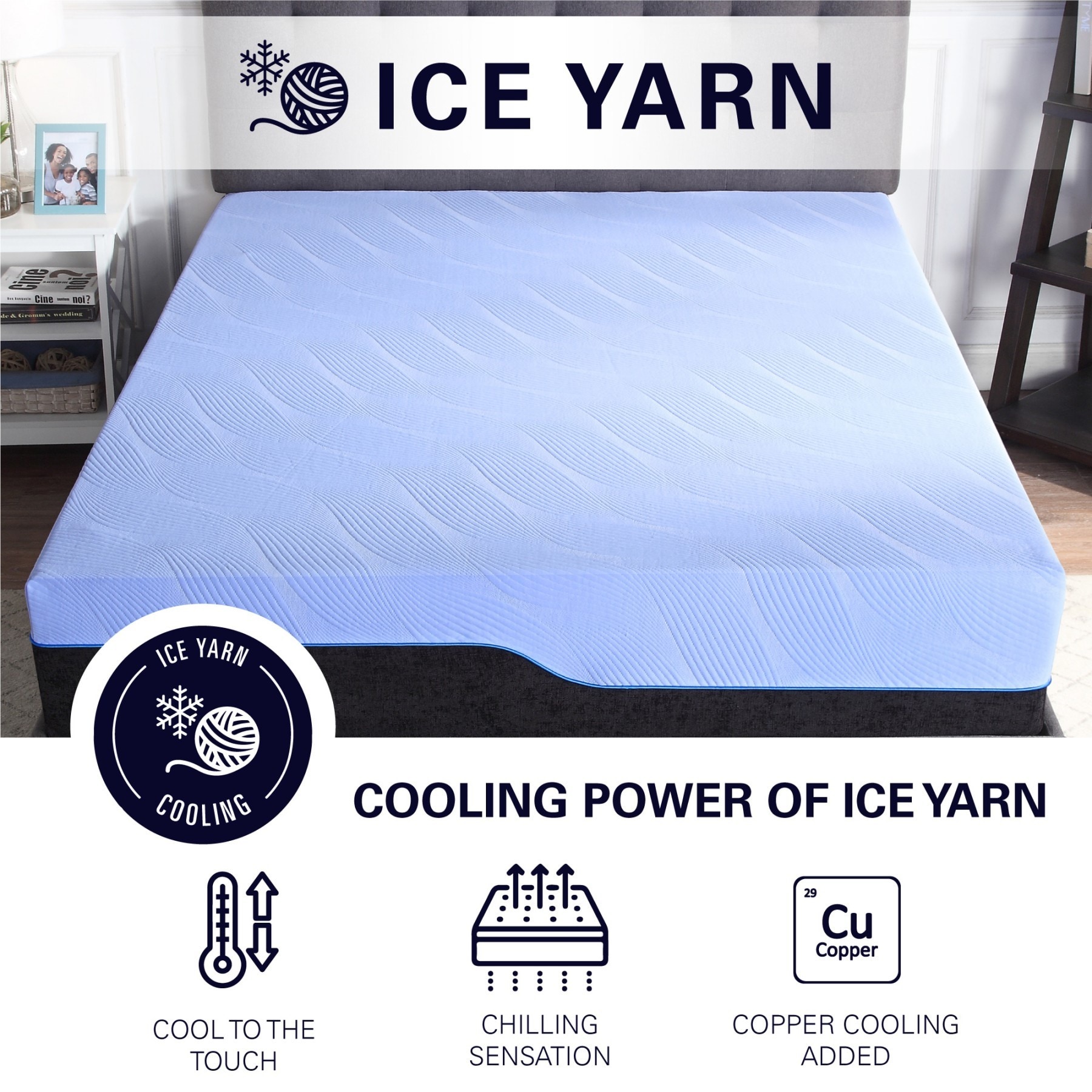 Maocao Hoom JL08131515 12-in Medium Twin Hybrid Memory Foam/Coil Blend Mattress in a Box
