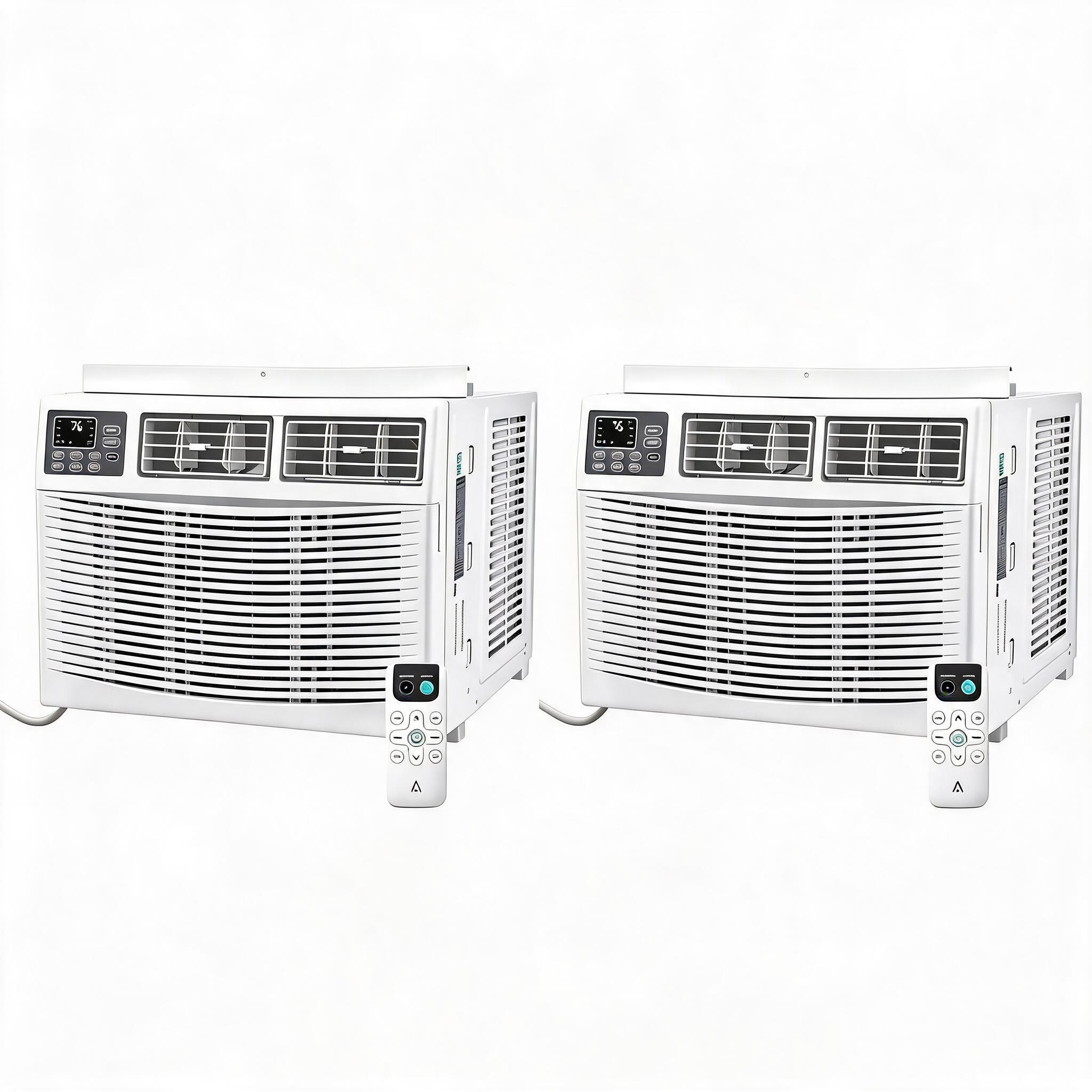 Garvee White 12000 BTU Window Air Conditioner-2 Units Pack-115V/60Hz Energy Saving Smart WiFi App Remote Control 24H Timer Easy Install Kit Cooling for Rooms Up To 550 Sq Ft Bedroom Living Room Small Apartment Sansujyuku sansujyuku.com
