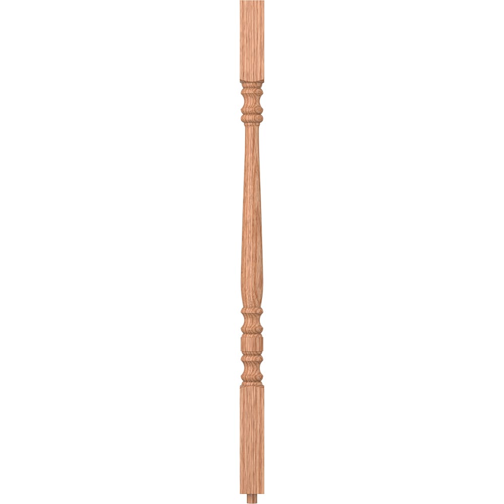 L.J. Smith Stair Systems S-5105-O 36 36-in x 1.75-in Unfinished Red Oak Square Top Stair Baluster