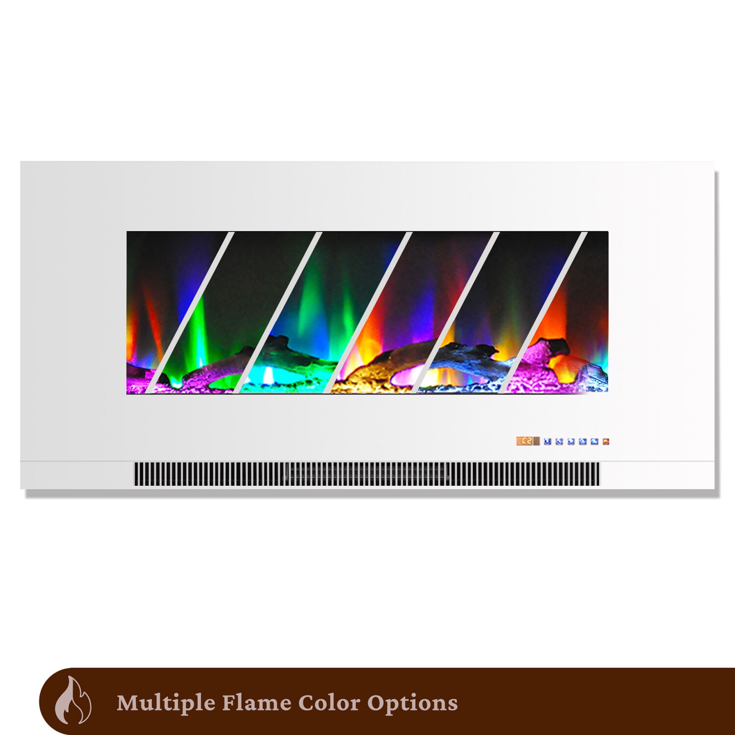 Cambridge CAM42WMEF-2WHT Electric-Fireplaces - View #5