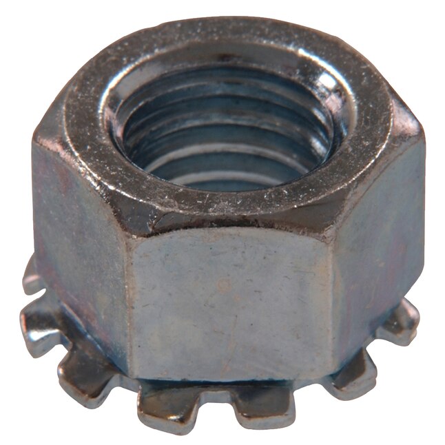 Hillman #10 Zinc-Plated Steel SAE Keps Lock Nut 100 pk Hillman #10 Zinc-Plated Steel SAE Keps Lock Nut 100 pk