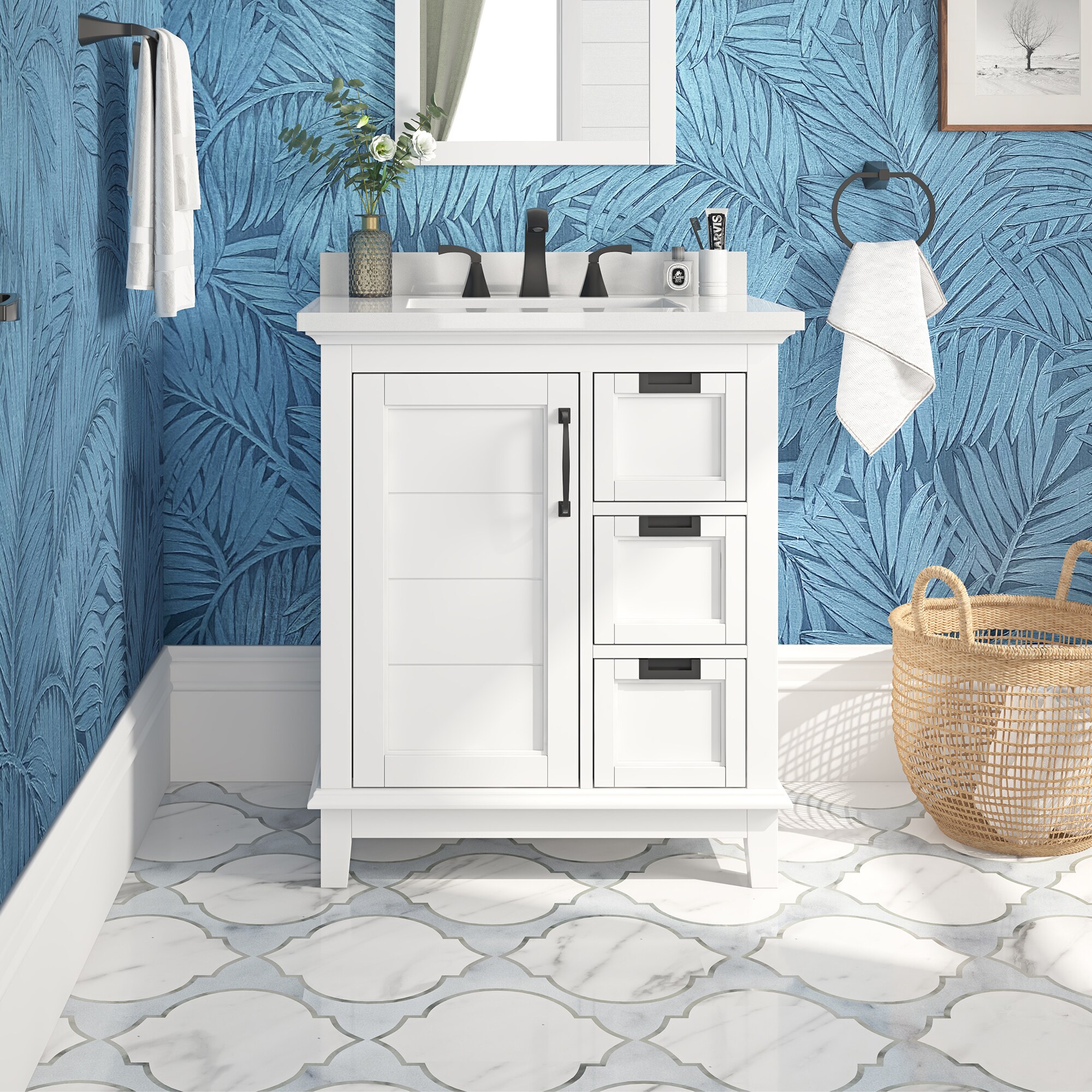 allen + roth CLARITA-30W Bath-Vanity-Combo - View #5