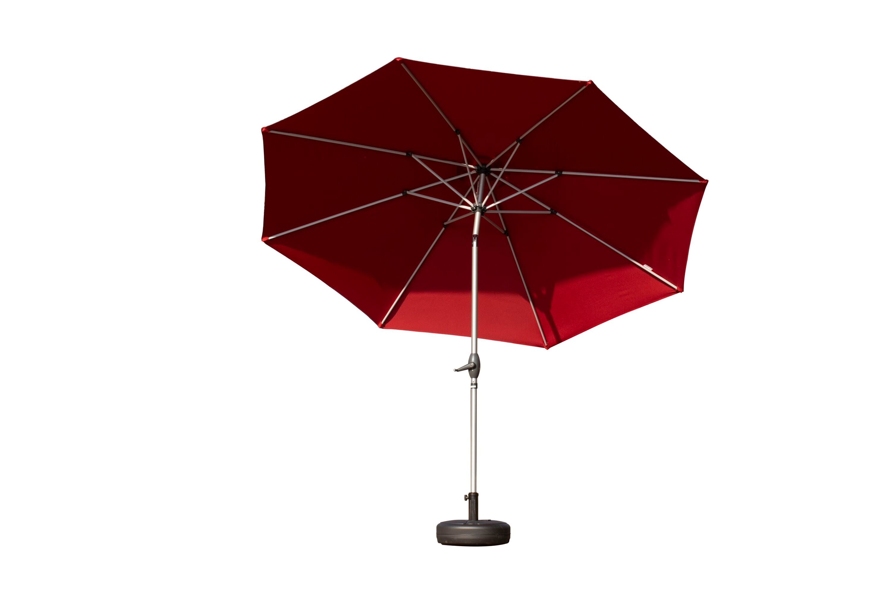 Tatayosi JL-195380 10inch Patio Umbrella Outdoor Table Umbrella with Push Button Tilt and Crank UV Protection Waterproof Market Sun Umbrella
