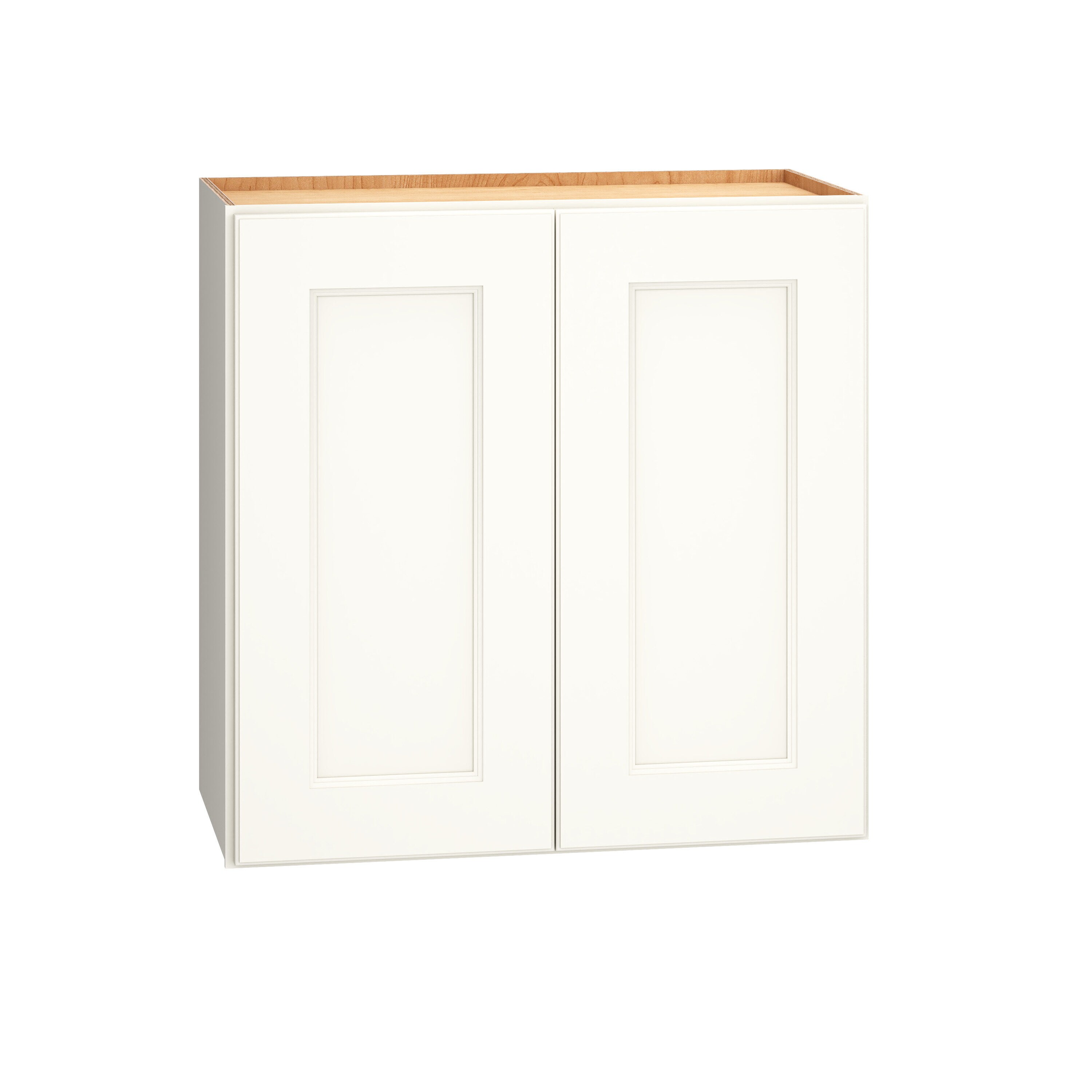 Diamond Express 325 W2424 Macaulay 24-in W x 24-in H x 12-in D White Wall Fully assembled Plywood Cabinet (Recessed Panel Square)
