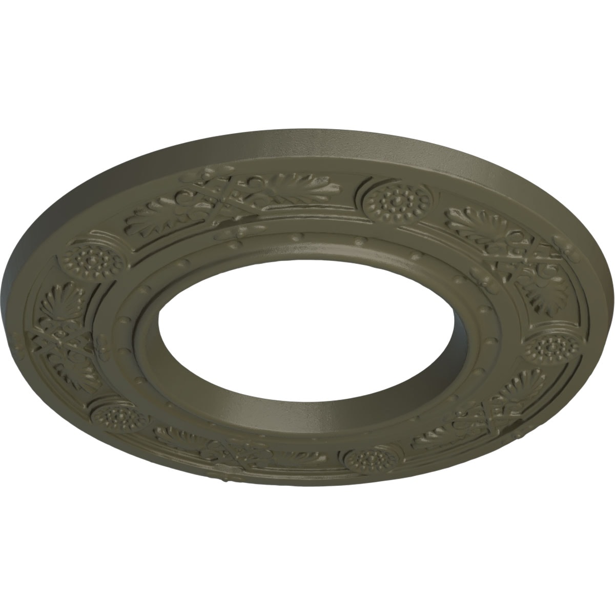 Ekena Millwork CM08DNWHF Ceiling-Medallions - View #2