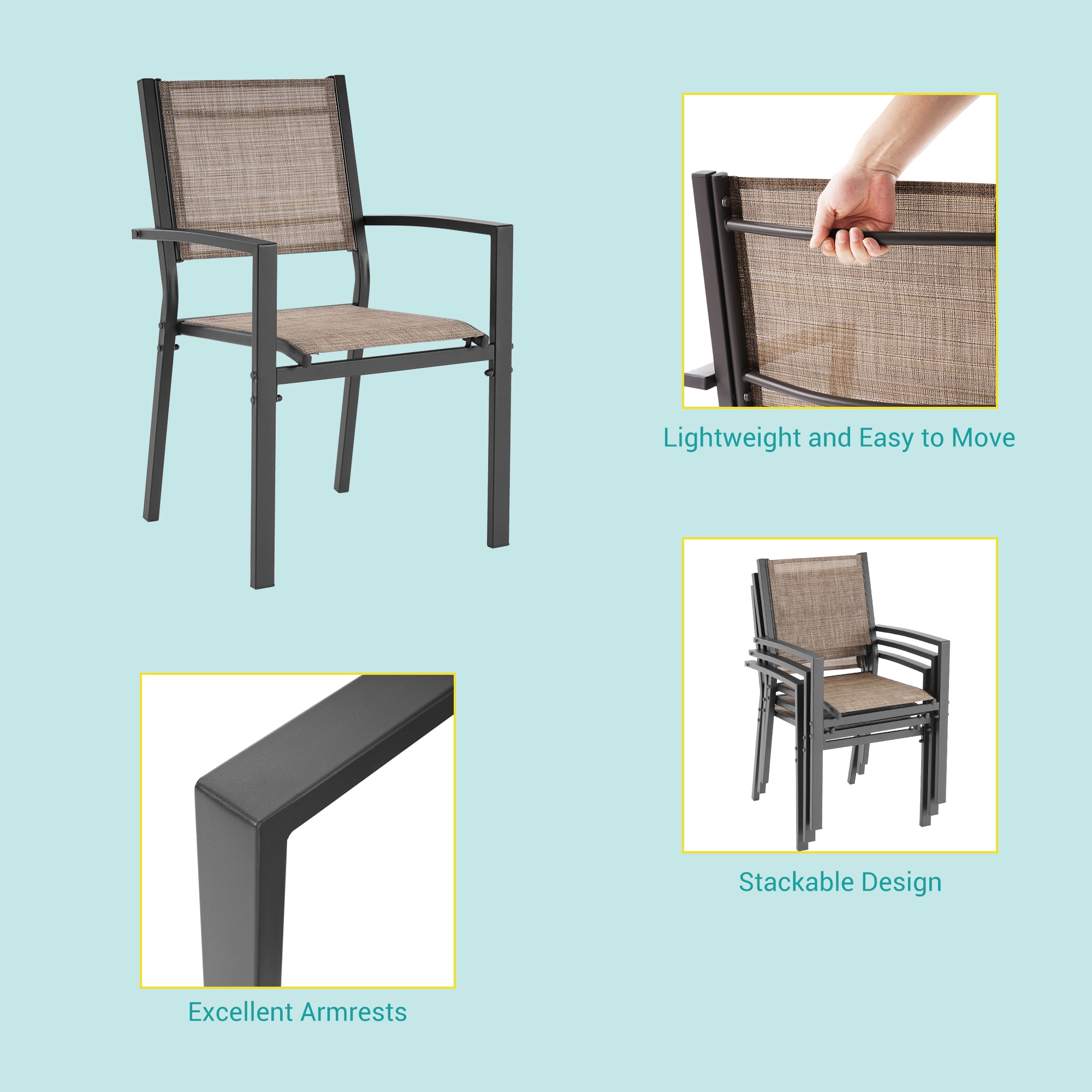 ACEGOSES LW-267-TP Patio-Conversation-Sets - View #4