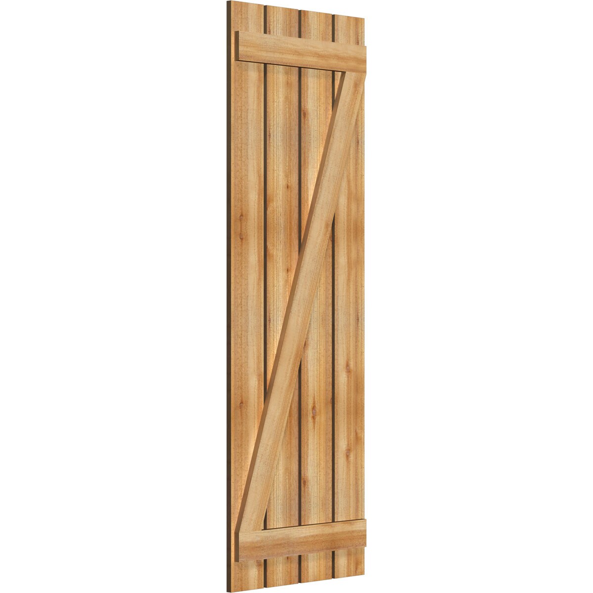 Ekena Millwork RBS06Z23X068RWR Exterior-Shutters - View #2