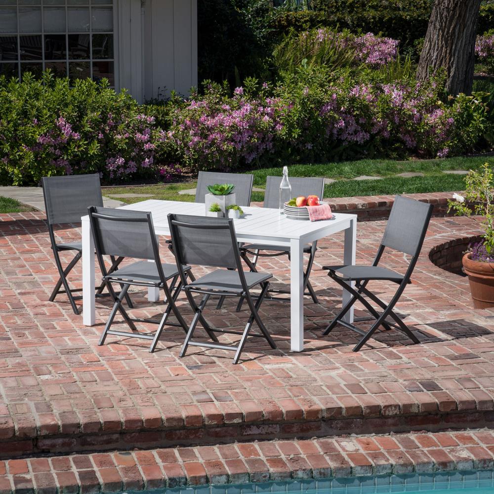 Hanover DELDNS7PCFD-WG Patio-Dining-Sets - View #8