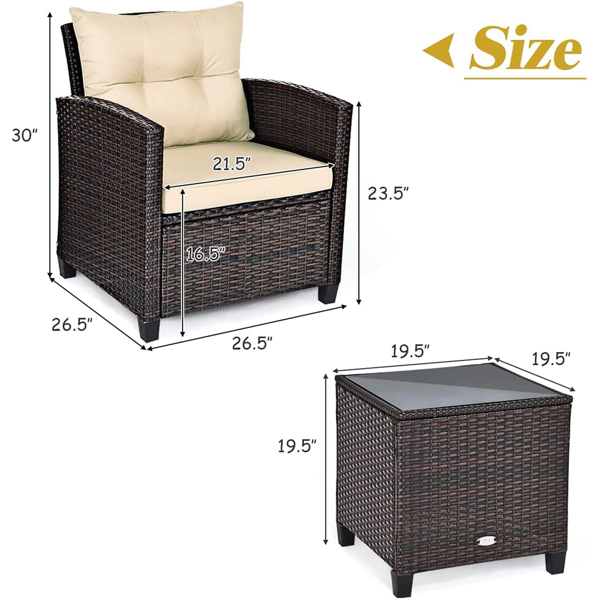 LIVIZA OUJ68667BN Patio-Conversation-Sets - View #3