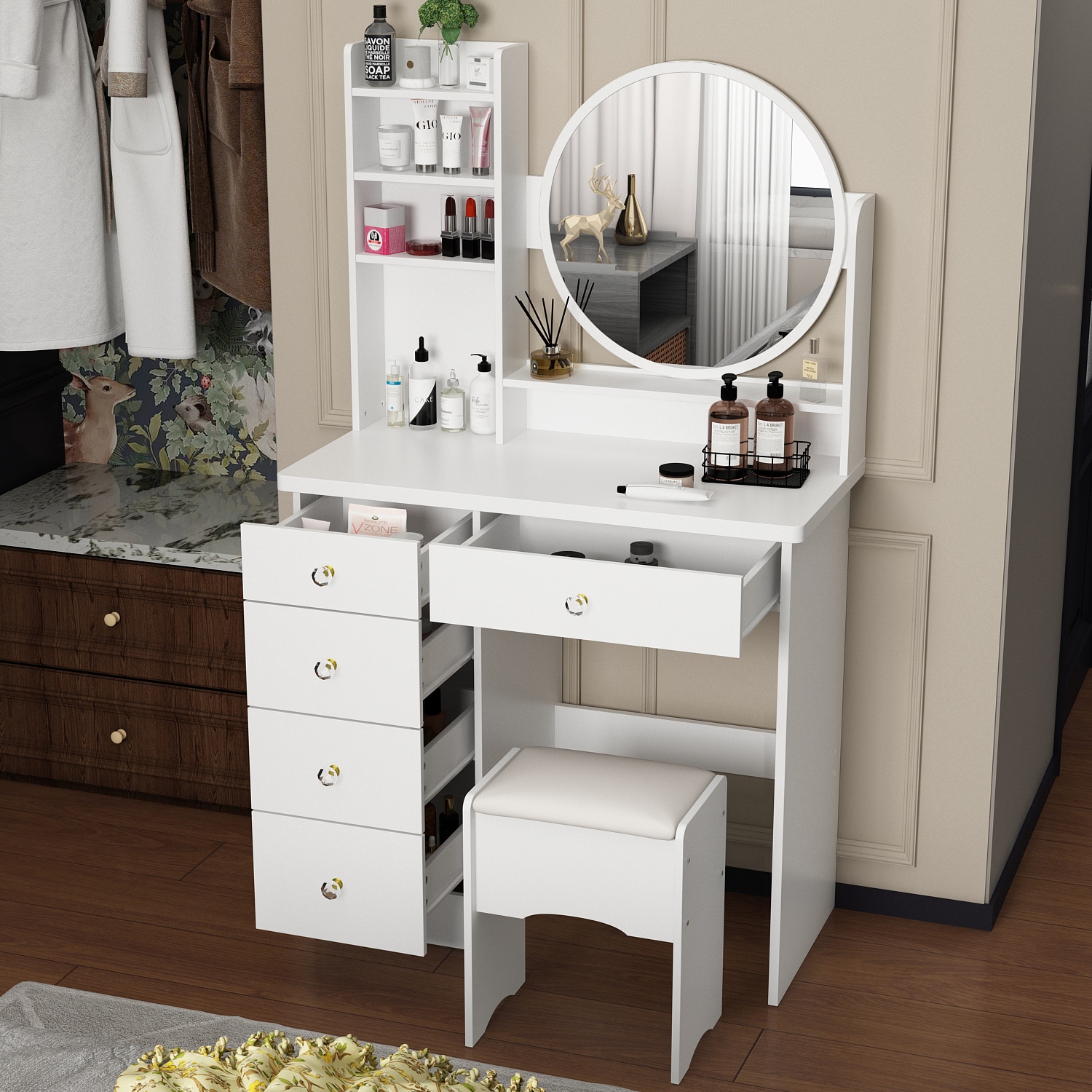 FUFU&GAGA LJY-WFJWL0095-01 Bedroom-Vanities - View #2