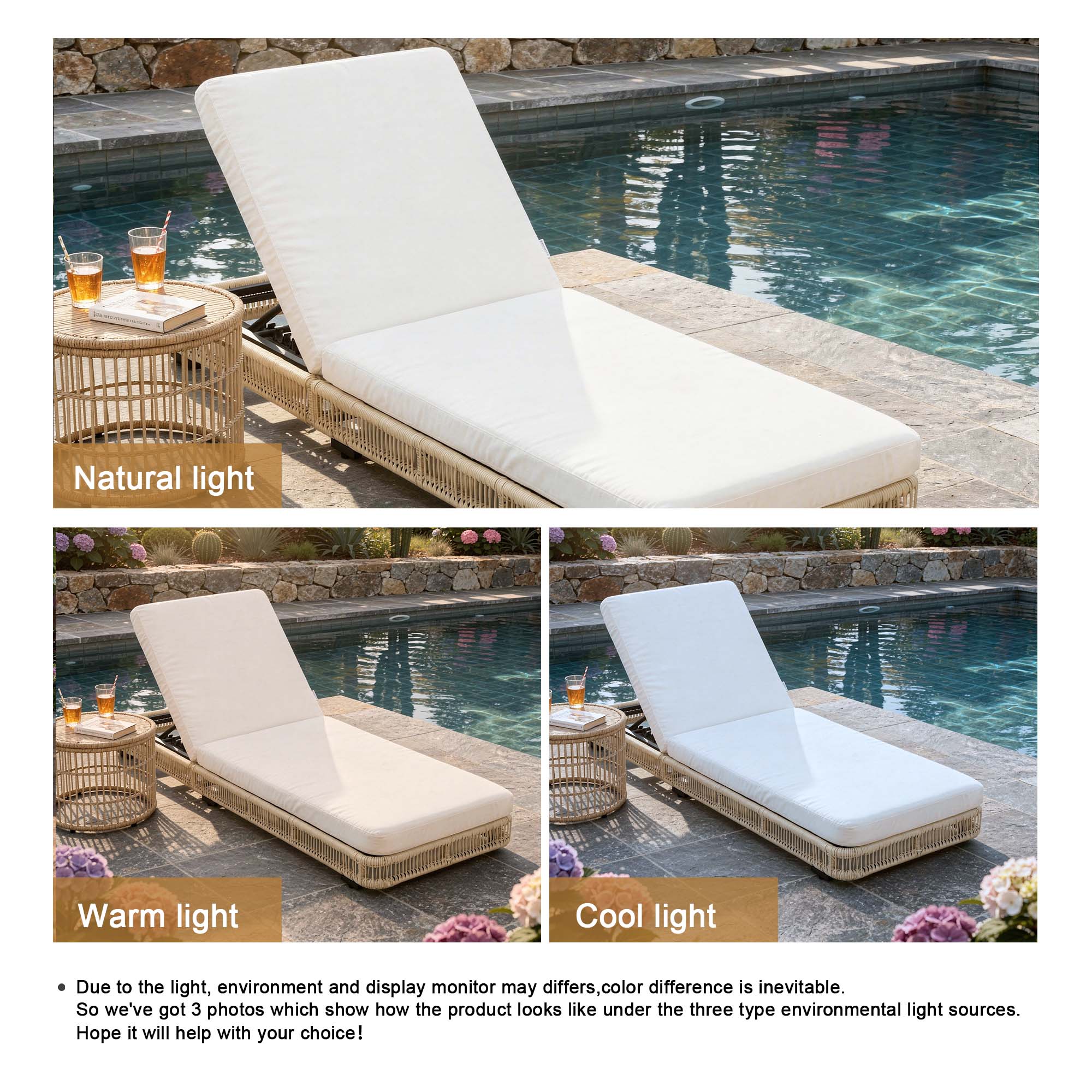 Dreamsidea LS-OD0014-BE-BEIGE Patio-Chairs - View #4
