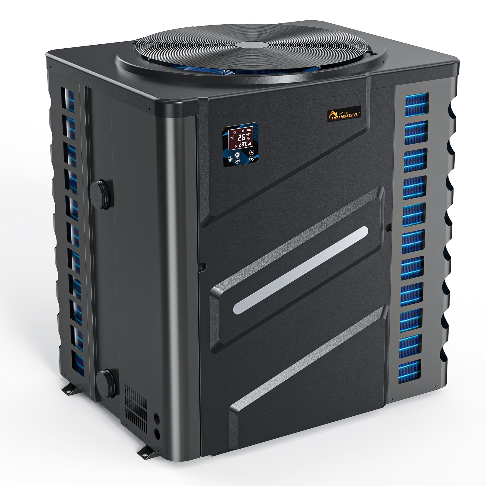 iLIVING DR-1100HP Full DC Inverter Pool Heat Pump 7.91 -HP Programmable Pool Pump