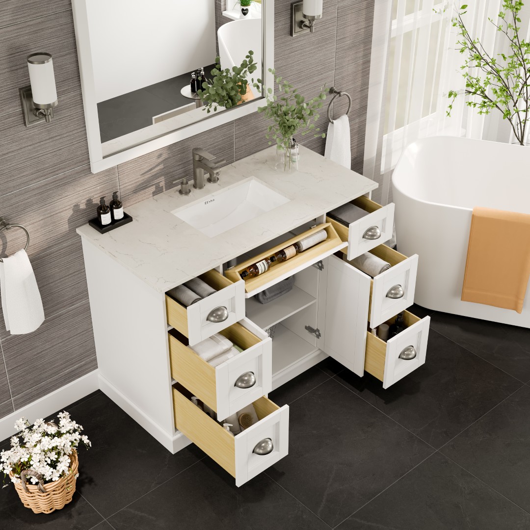 Eviva EVVN666-48WH Bath-Vanity-Combo - View #4