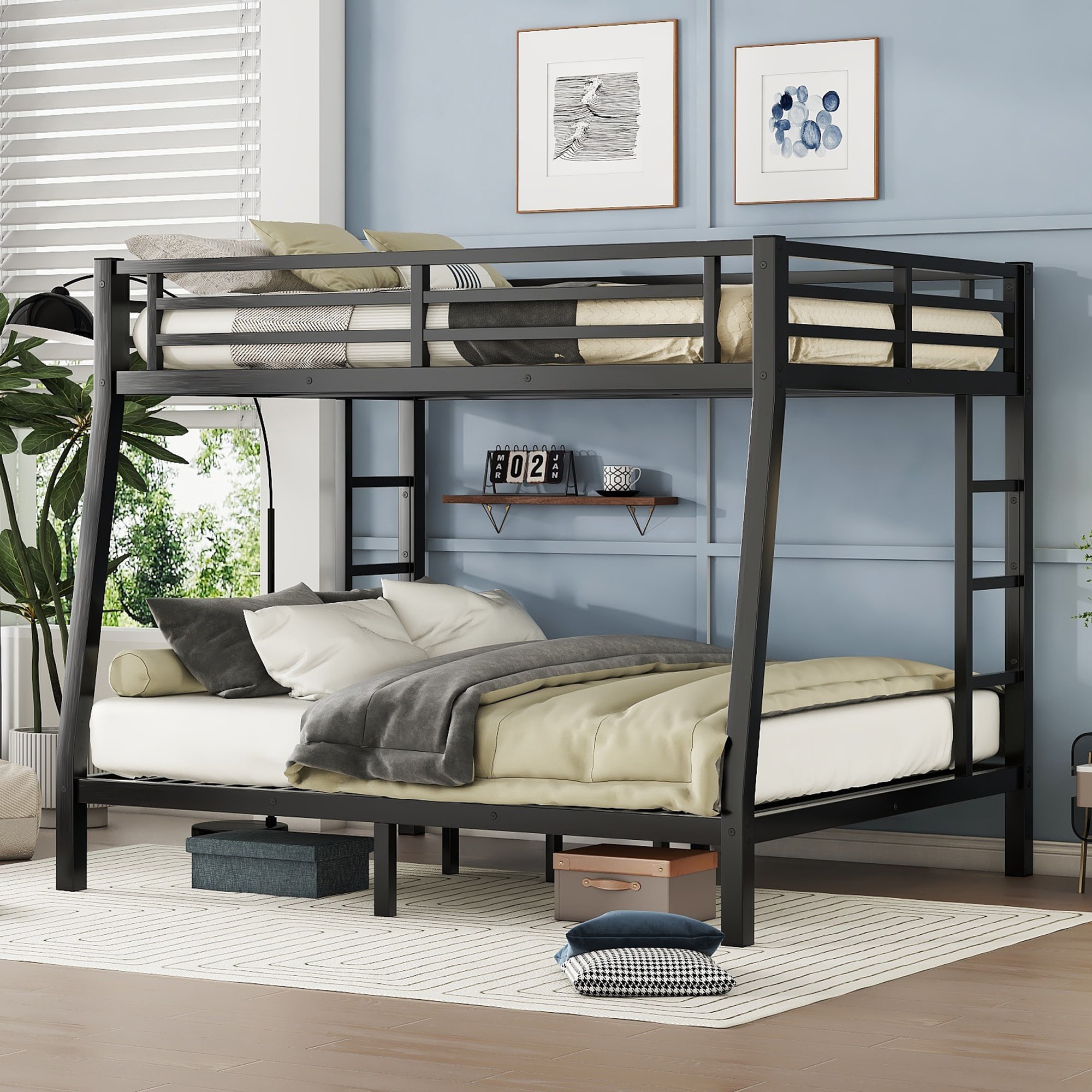 SINOFURN SYD330018BK Bunk-Beds - View #2
