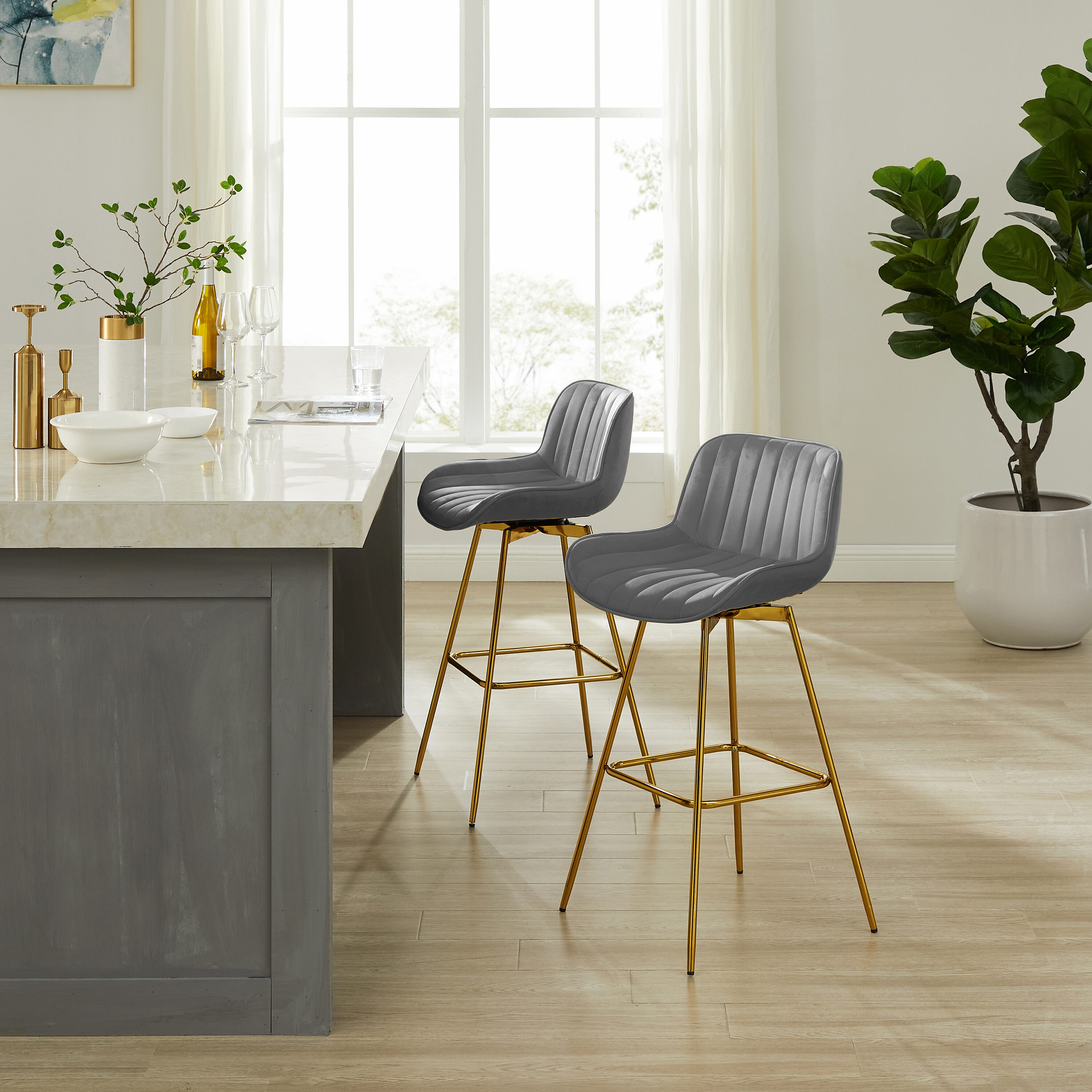 Art Leon BS012-GRAY stools - View #10
