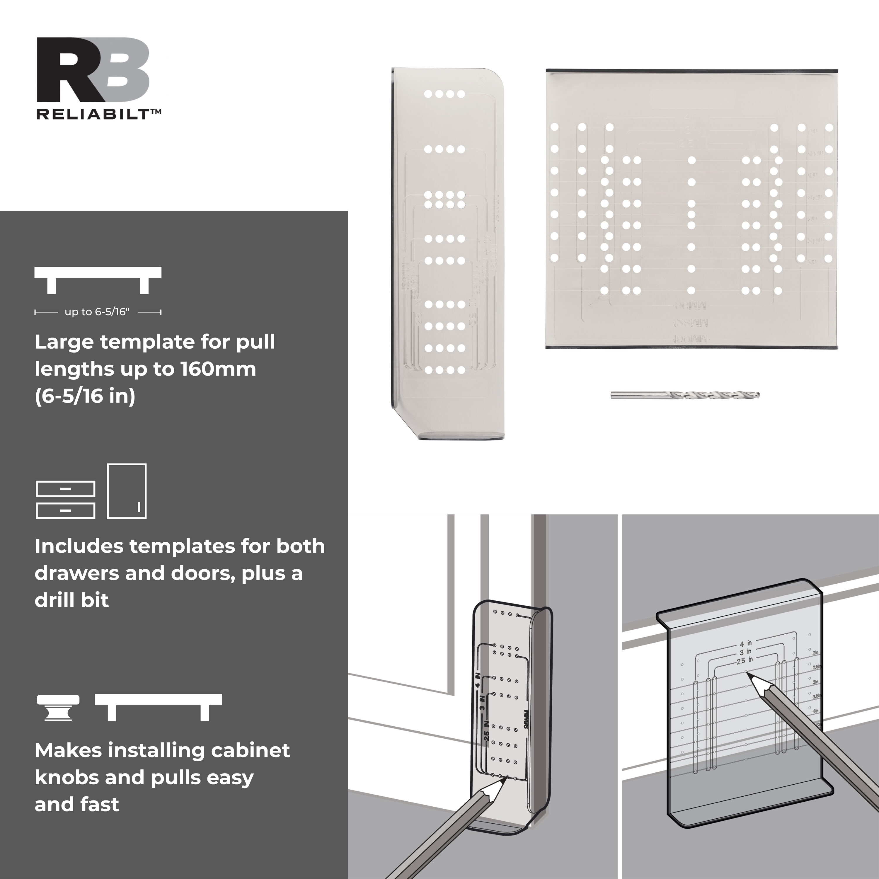 RELIABILT AN6516W-CL-U Cabinet-Hardware-Acessories - View #6