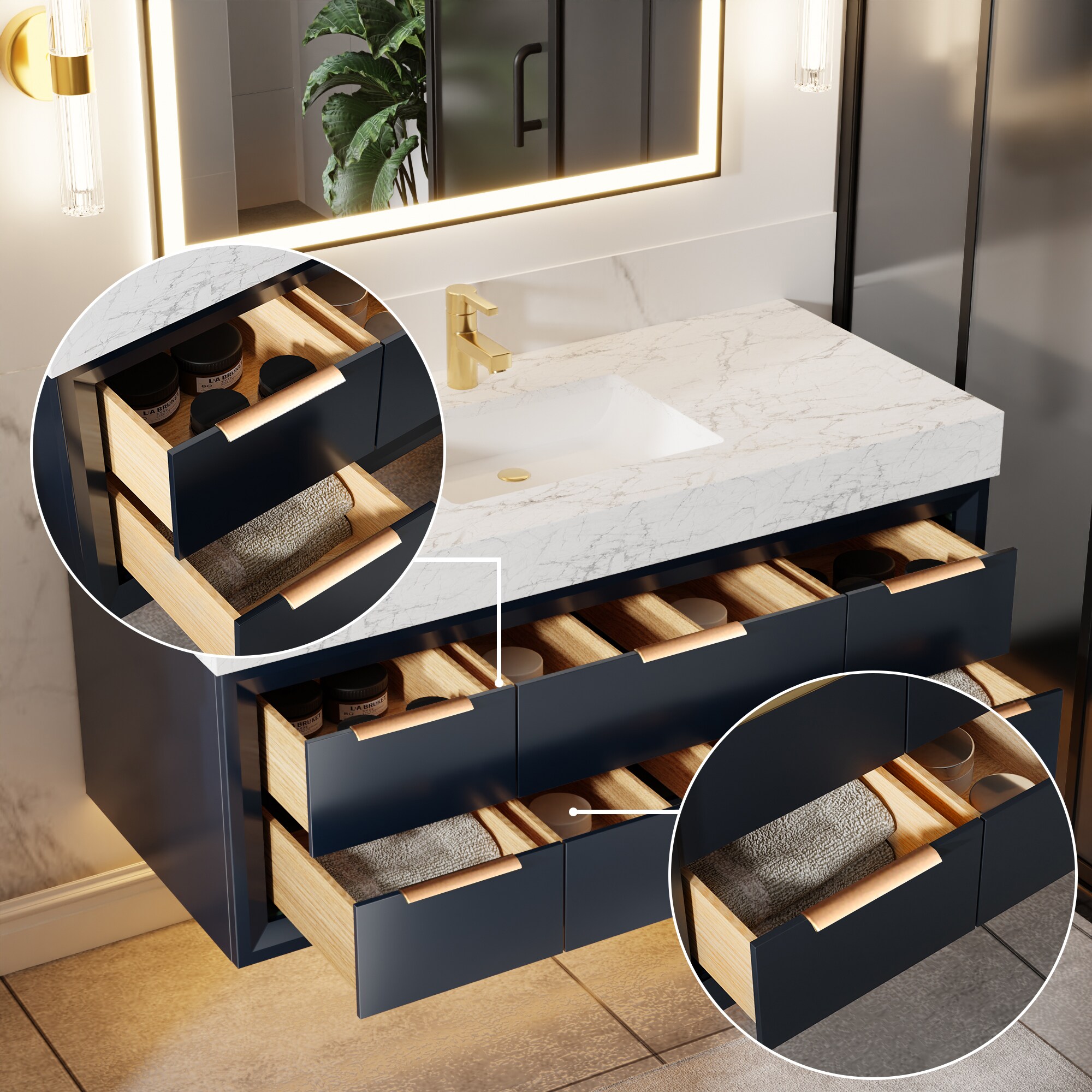 ExBrite XB4821V9BE Bath-Vanity-Combo - View #4