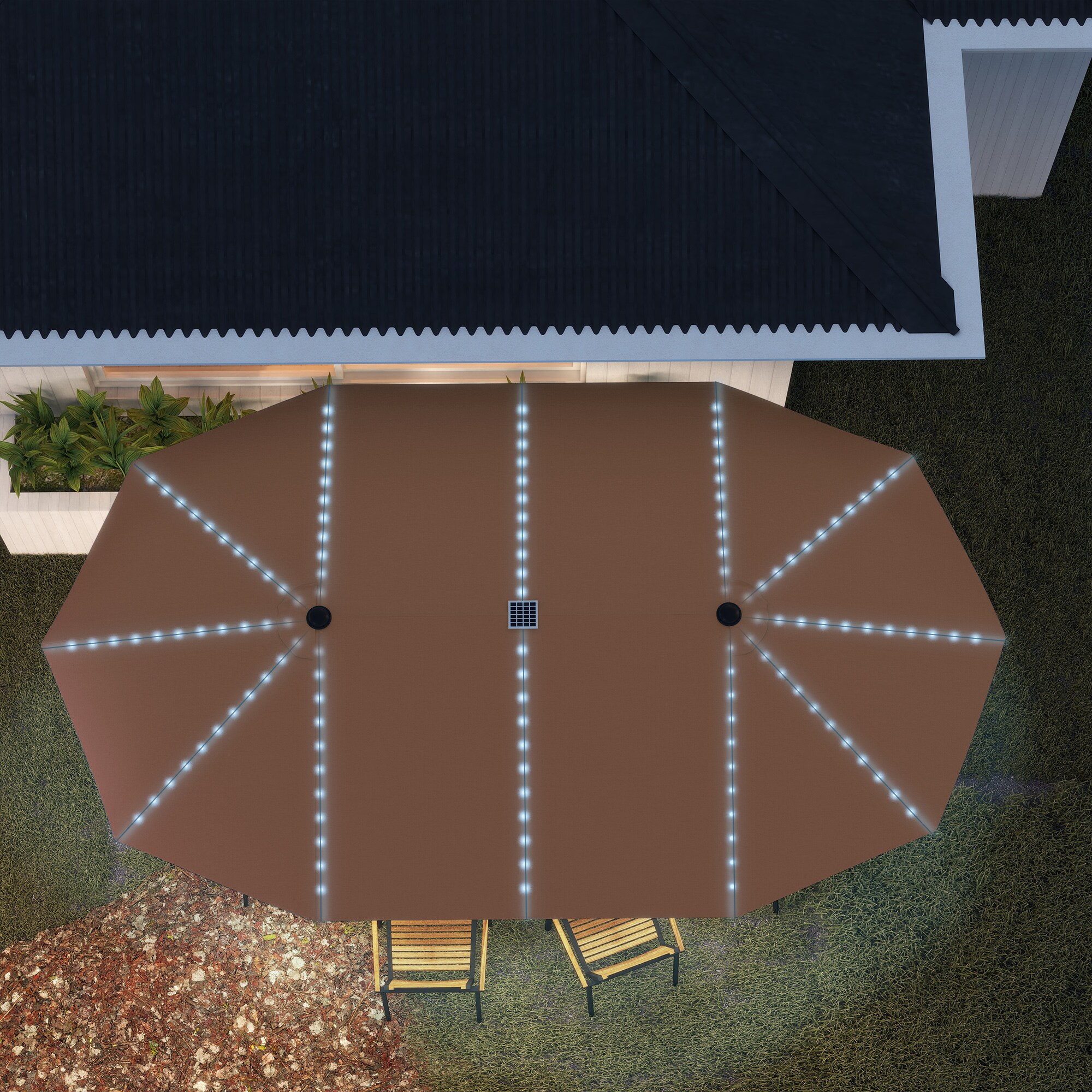 Outsunny 84D-438V00TN Umbrellas-2 - View #4