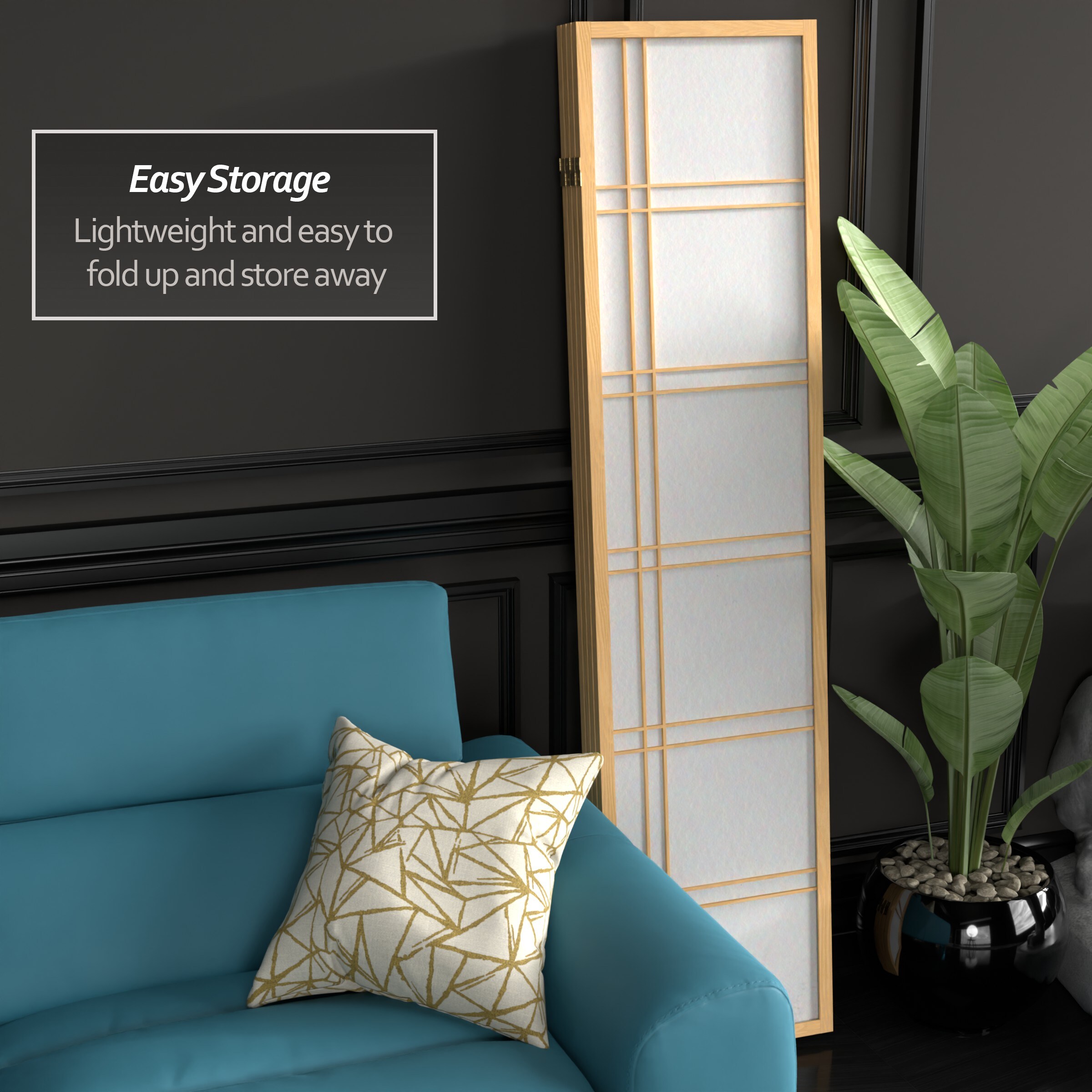 Red Lantern SSCDBLX-4P-NAT Indoor-Privacy-Screens - View #5