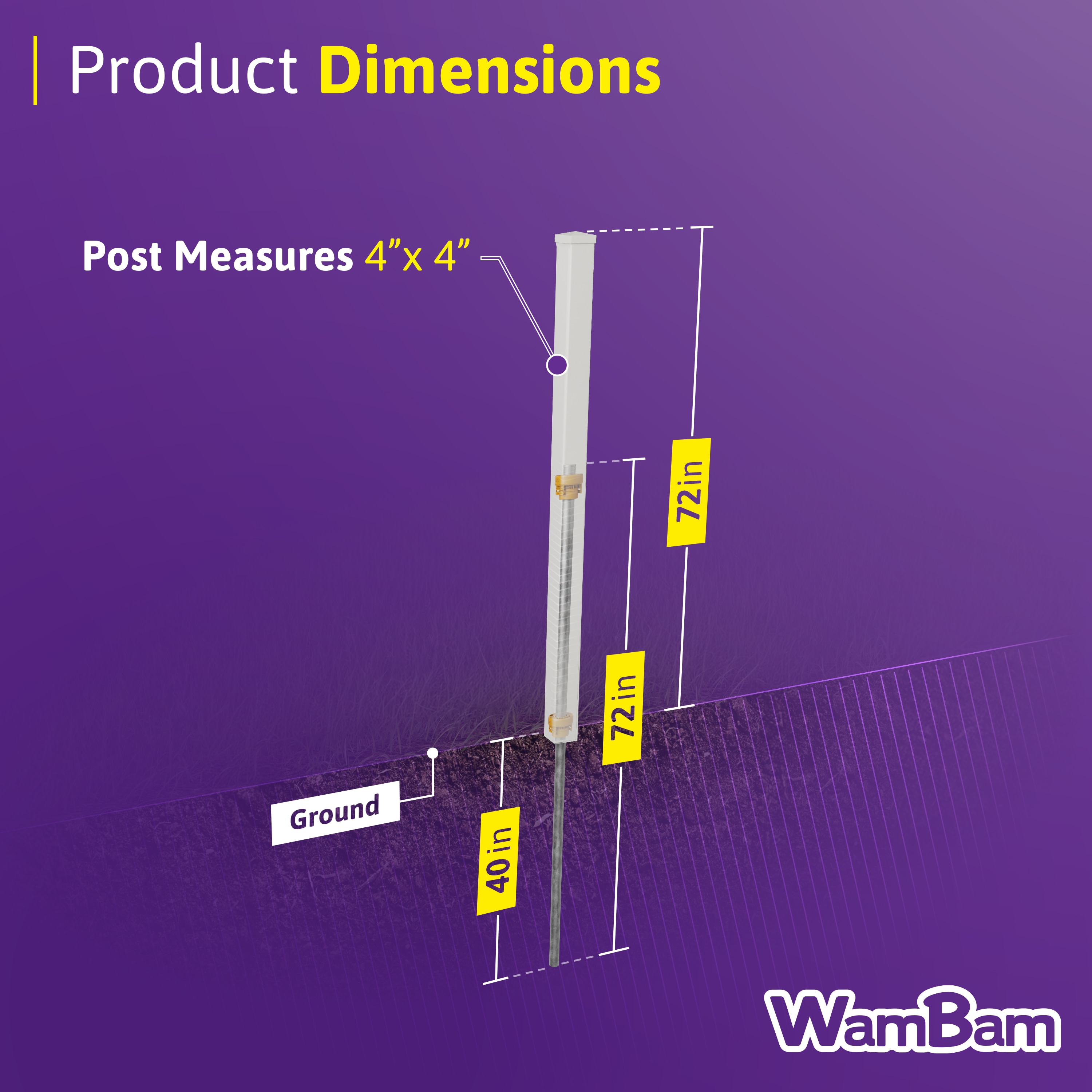 WamBam Fence BLI19112 Vinyl-Fence-Panels - View #6