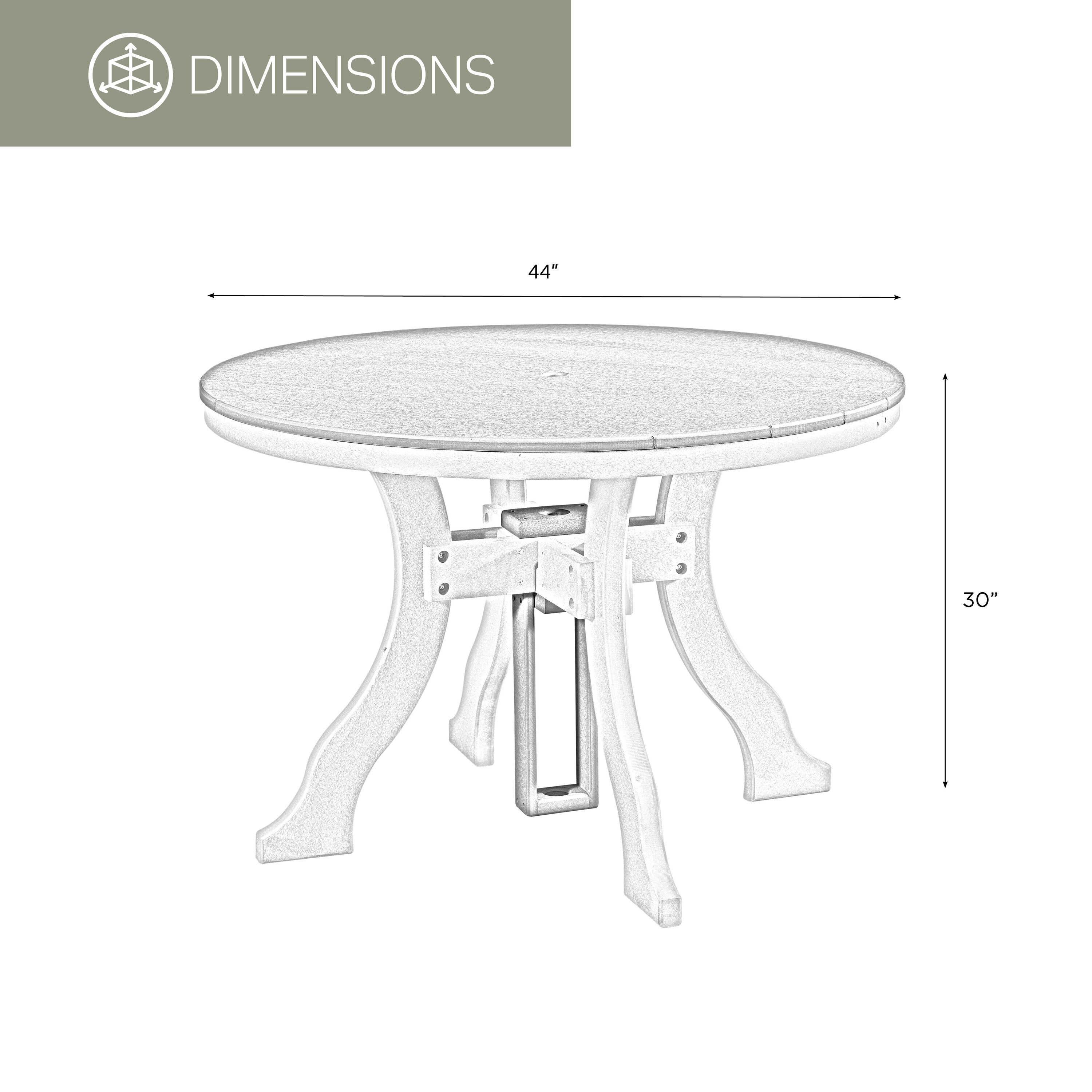 American Furniture Classics DR130ARB-K Patio-Dining-Sets - View #9