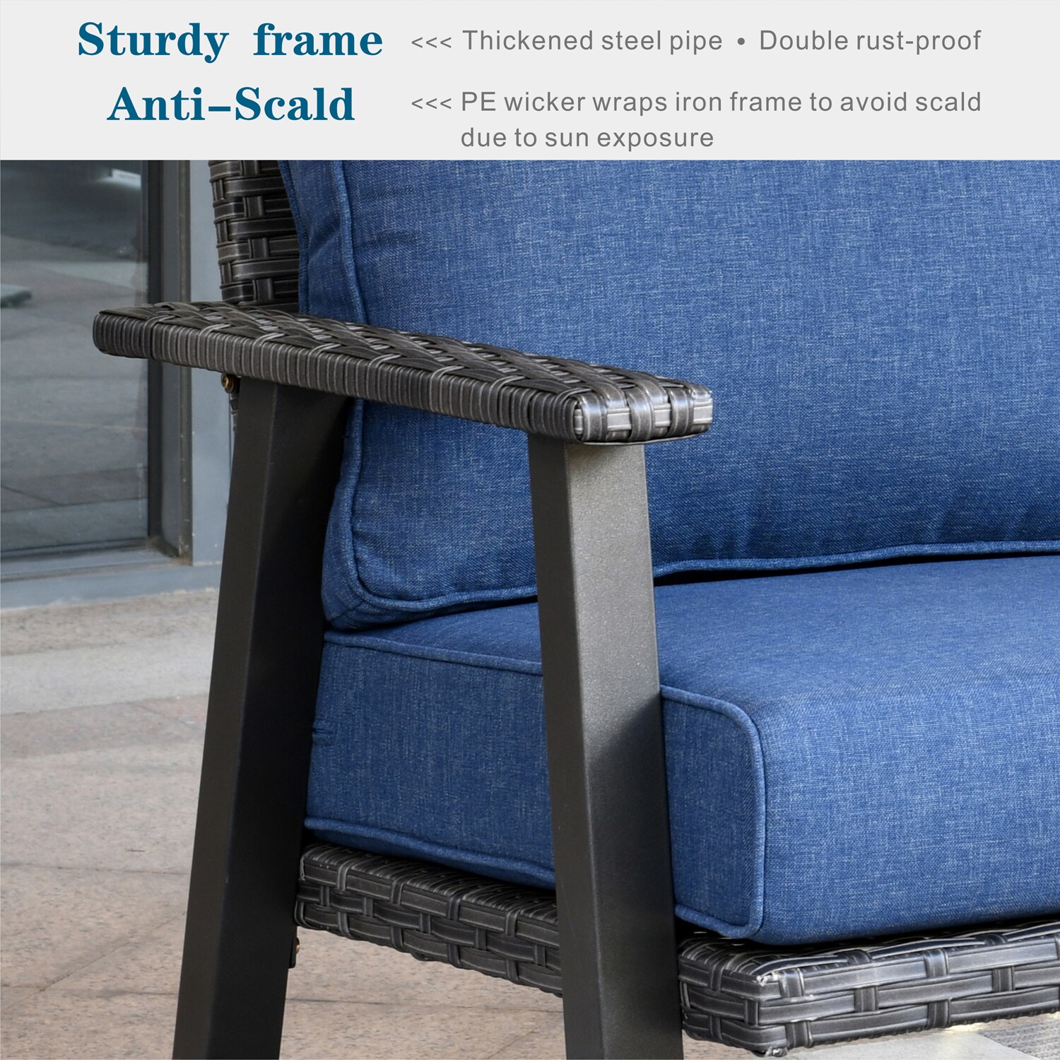 weaxty HMBGHW3004 Patio-Conversation-Sets - View #5