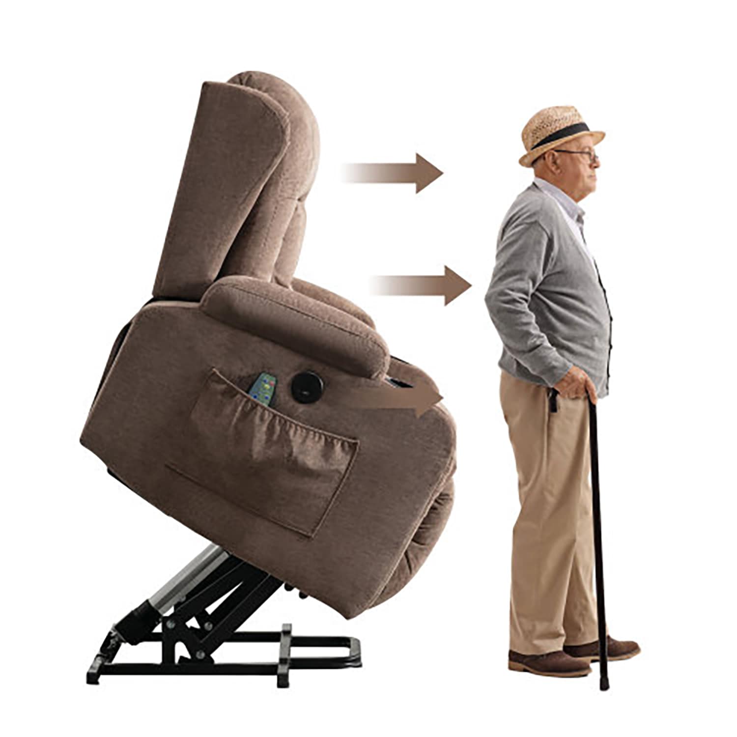 GZMR GZ-8113-GR recliners - View #2