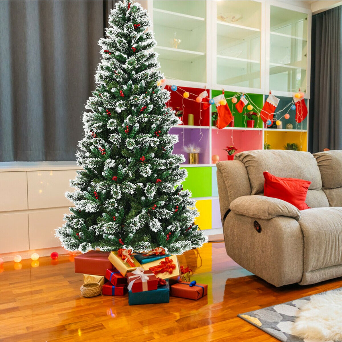 WELLFOR CM-HWY-22802 Artificial-Christmas-Trees - View #7
