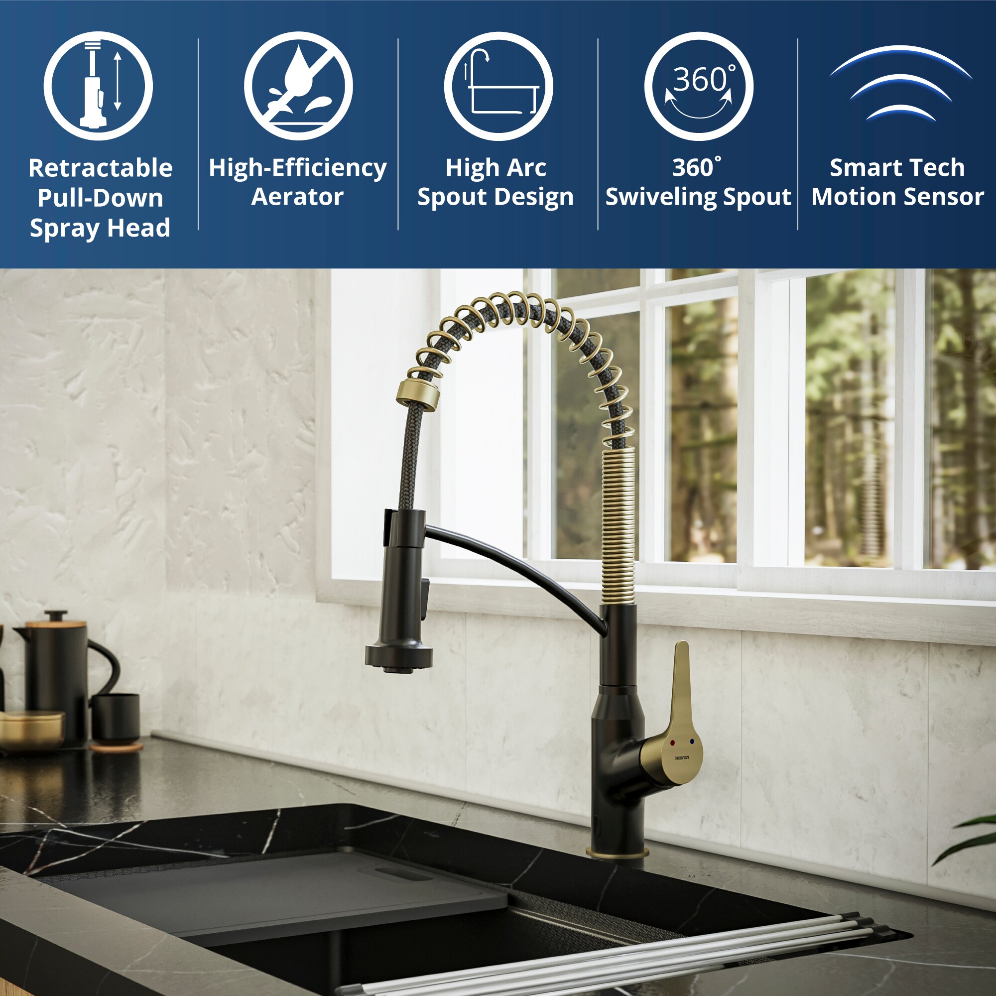 Karran KKF215MBBG Kitchen-Faucets - View #3