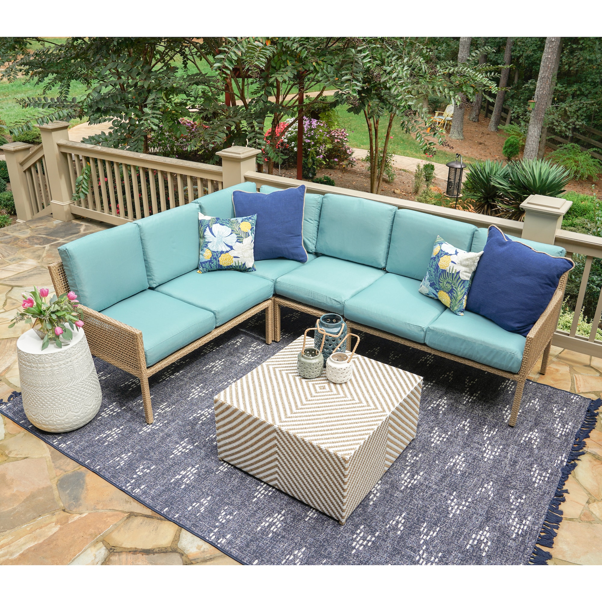 Leisure Made 139475-BLU Patio-Conversation-Sets - View #5