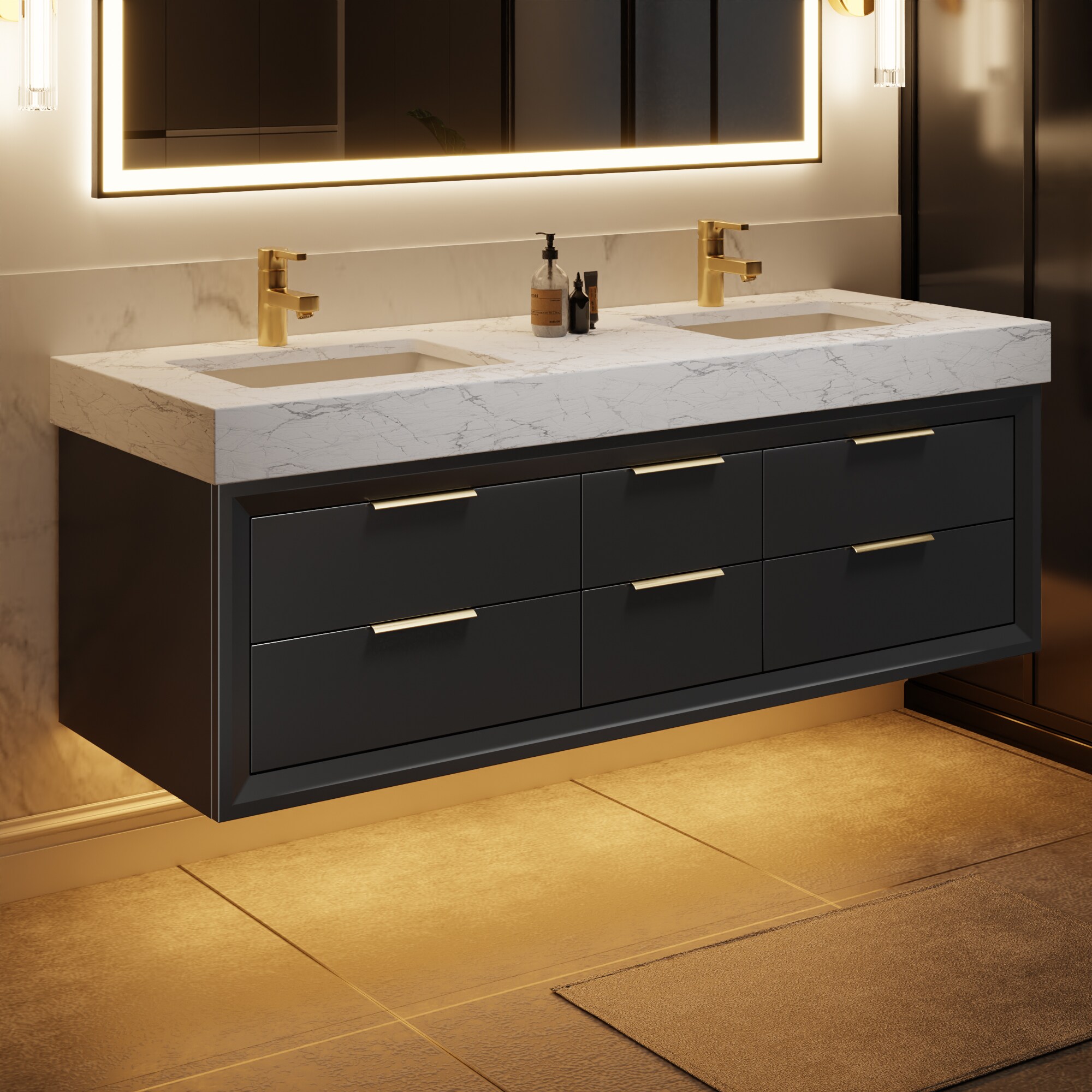 Forclover JSEX60V11BL Bath-Vanity-Combo - View #2