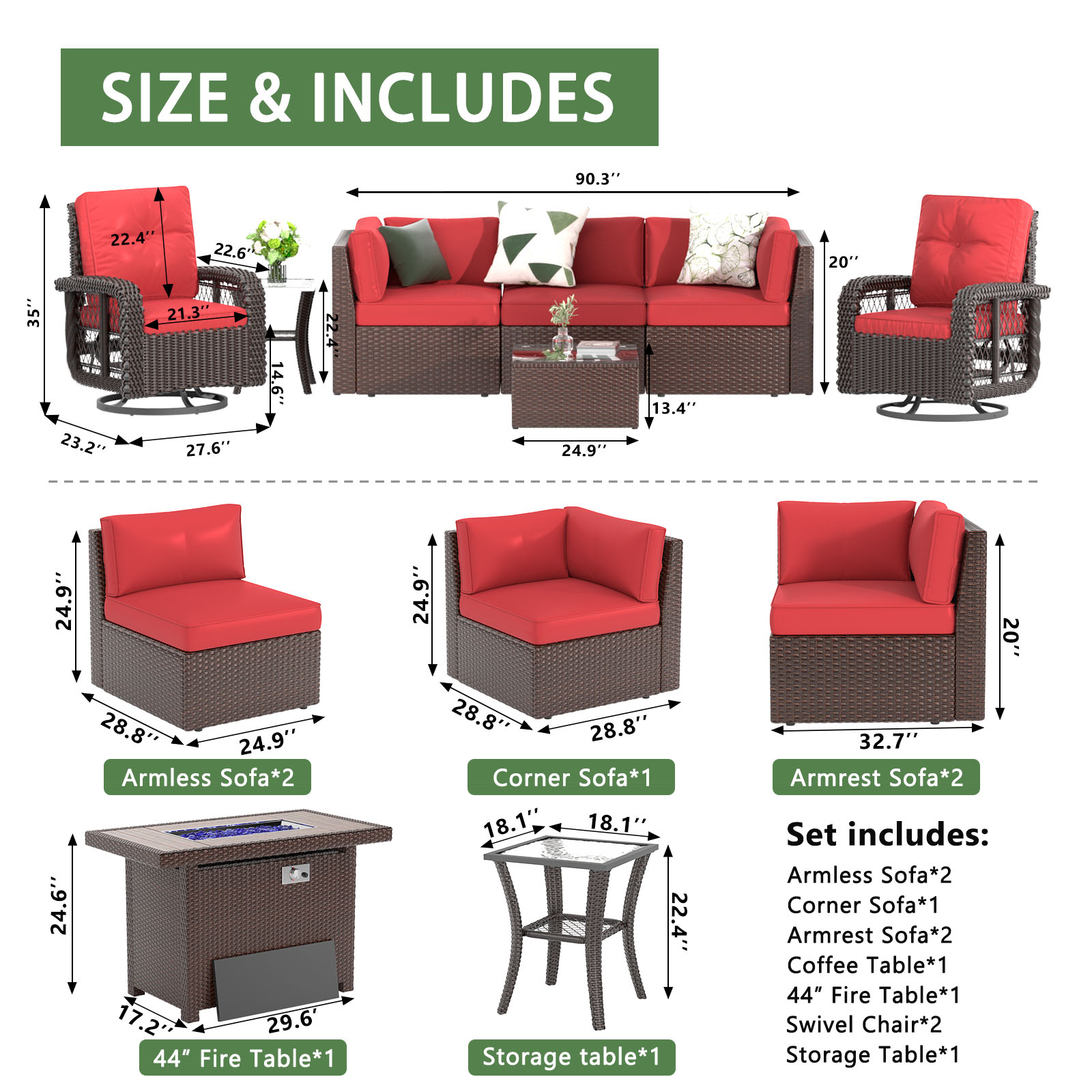 Bapipro BP3910R06 Patio-Conversation-Sets - View #6
