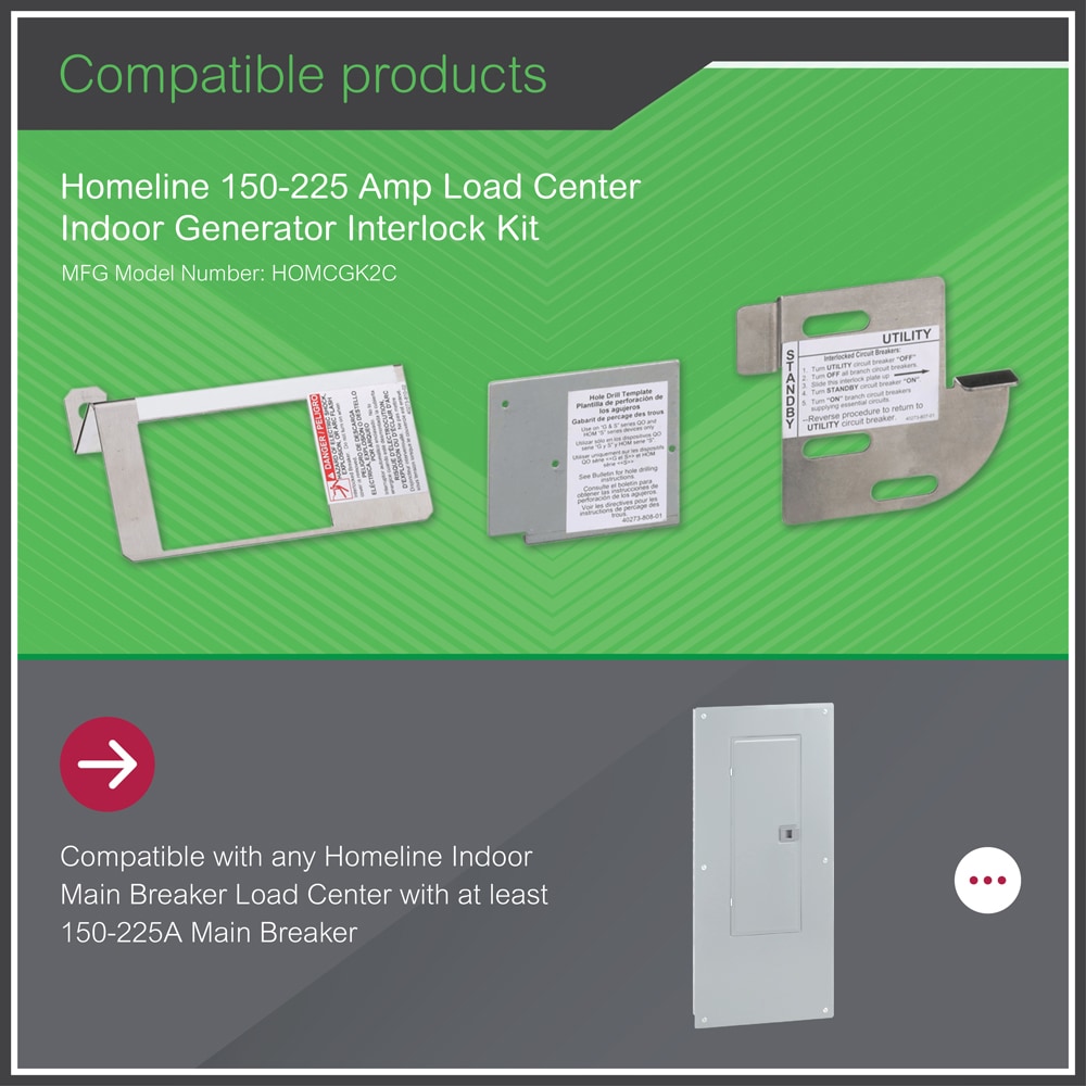 Square D HOMCGK2C Generator-Parts-Accessories - View #2