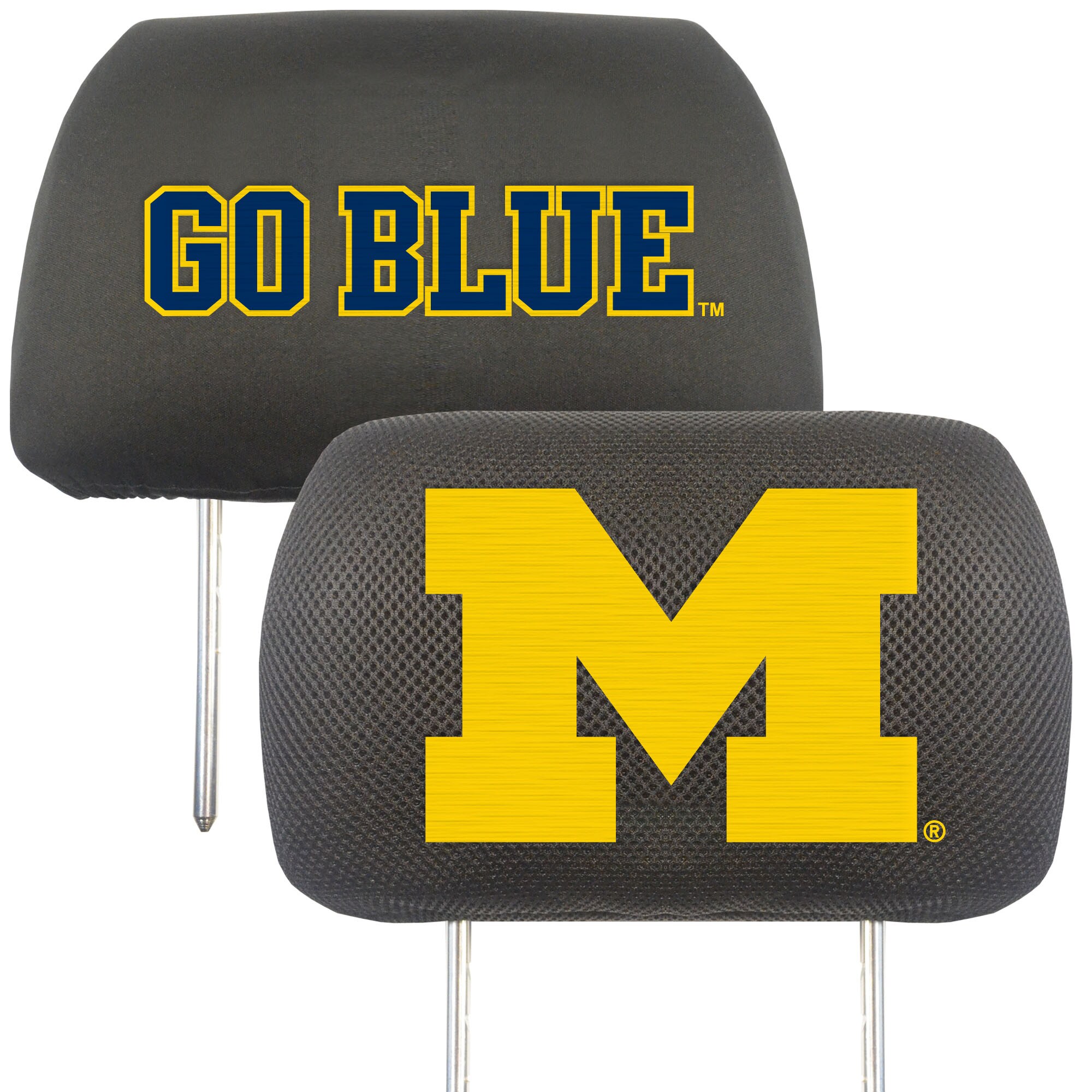 New NCAA Michigan Wolverines Car Truck Front Rear Floor Mats & Seat Covers Set 