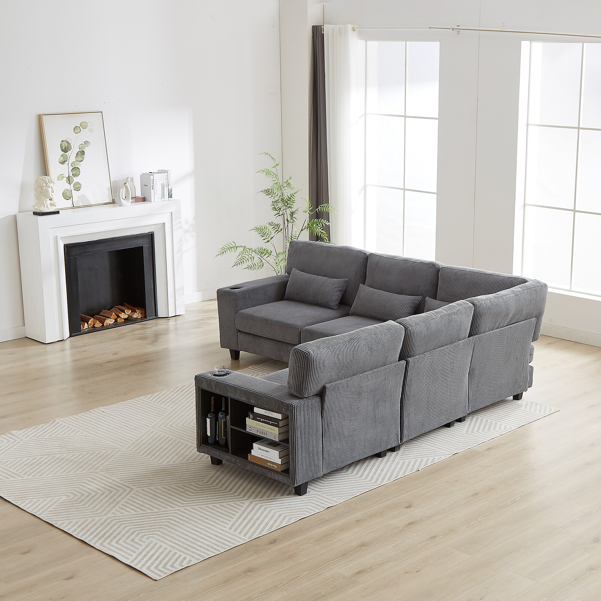 SINOFURN SYA020313GY Sofas-Loveseats - View #10