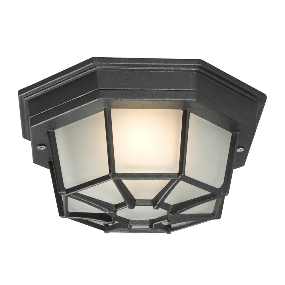 Galaxy Lighting 301401 BLK 1 -Light 9.125-in Black Indoor/Outdoor