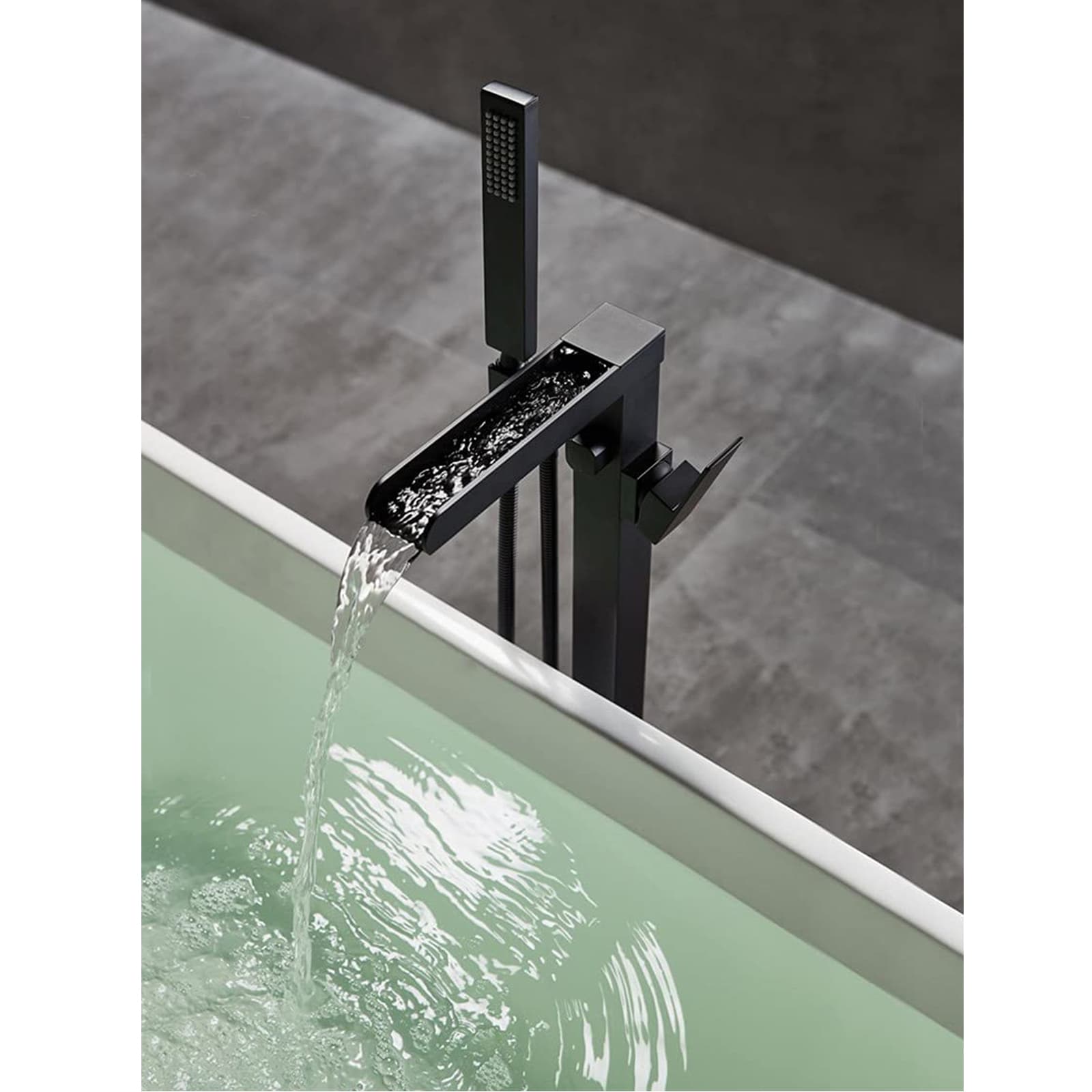 BYH B-FBF001-MB Roman-Tub-Faucets - View #3