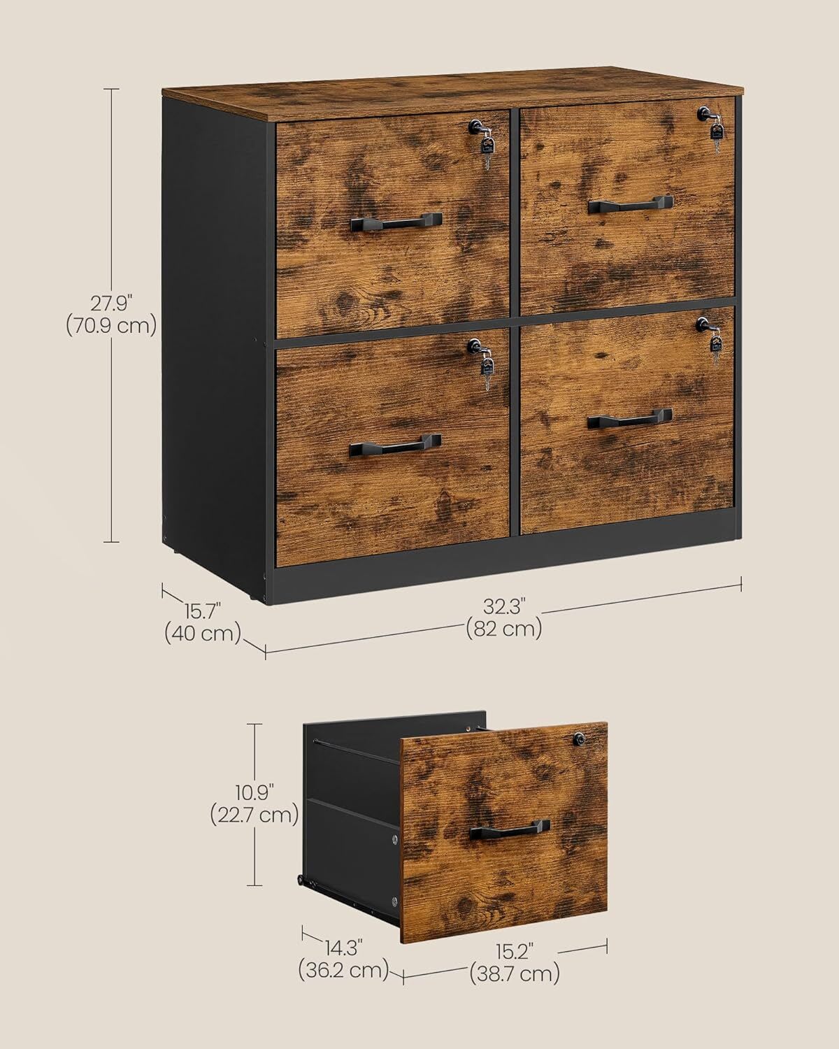 Qeetex GGL-PHK-35UGMJXQ Filing-Cabinets - View #2