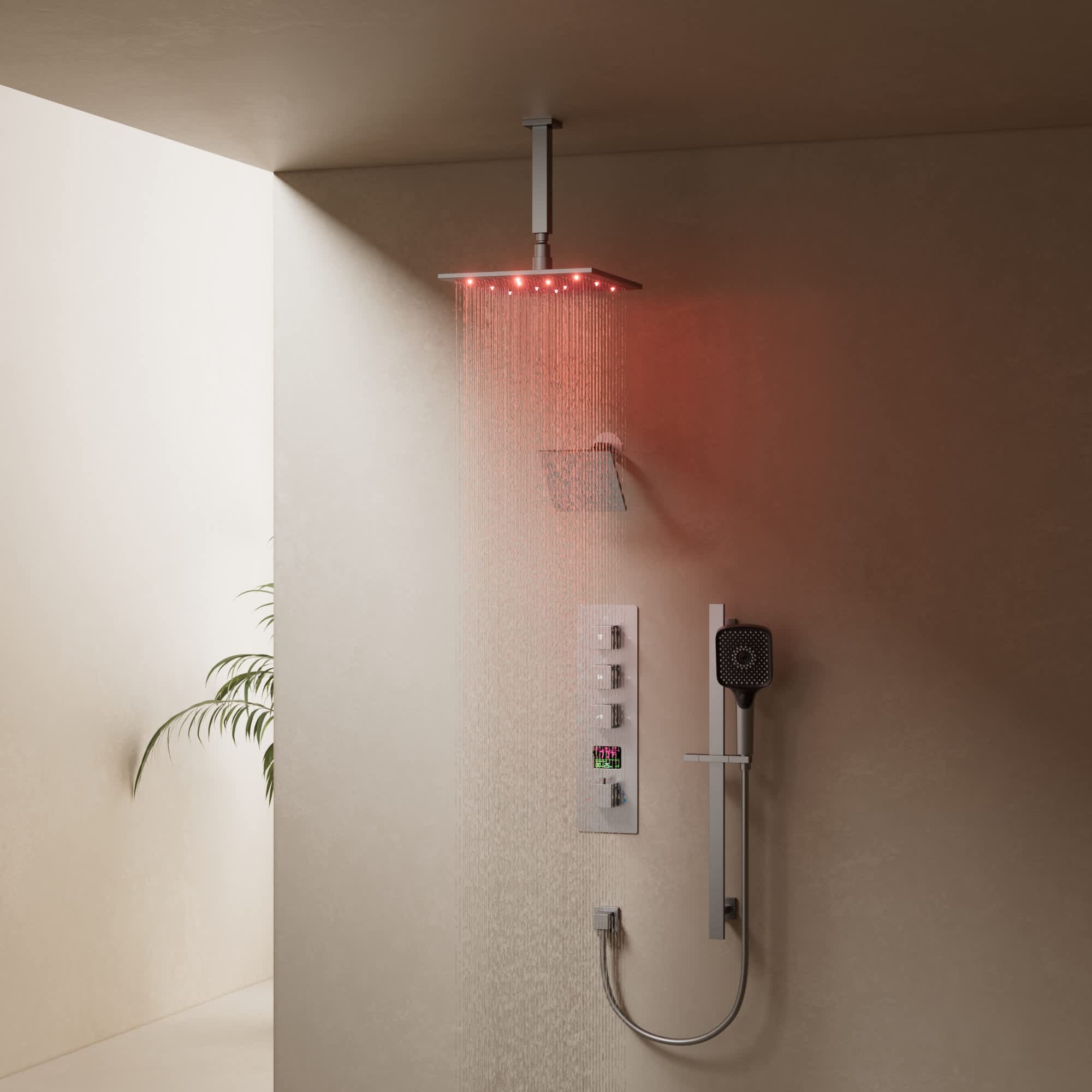EVERSTEIN SFS-1071-NK12 Showerhead-Bar-Panels - View #2