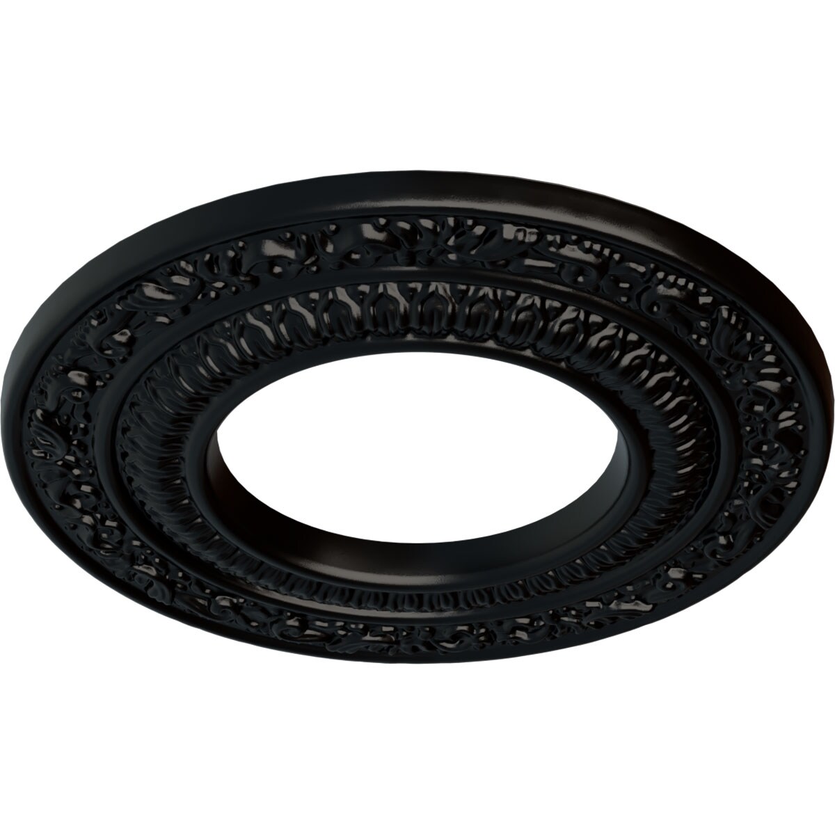 Ekena Millwork CM08ADBLF Ceiling-Medallions - View #2