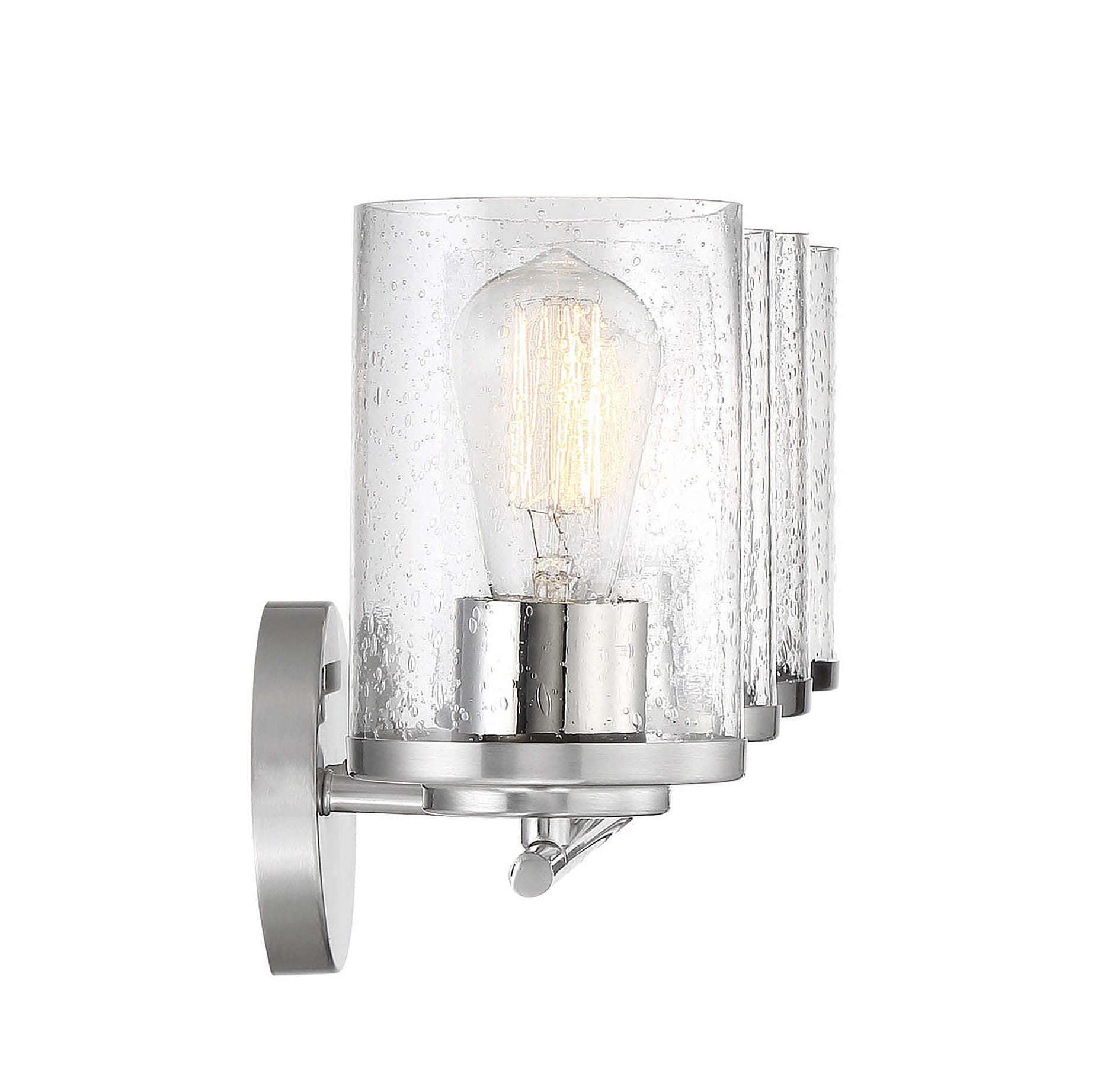 Marshall Polished Chrome 4-Light Bathroom Vanity Fixture