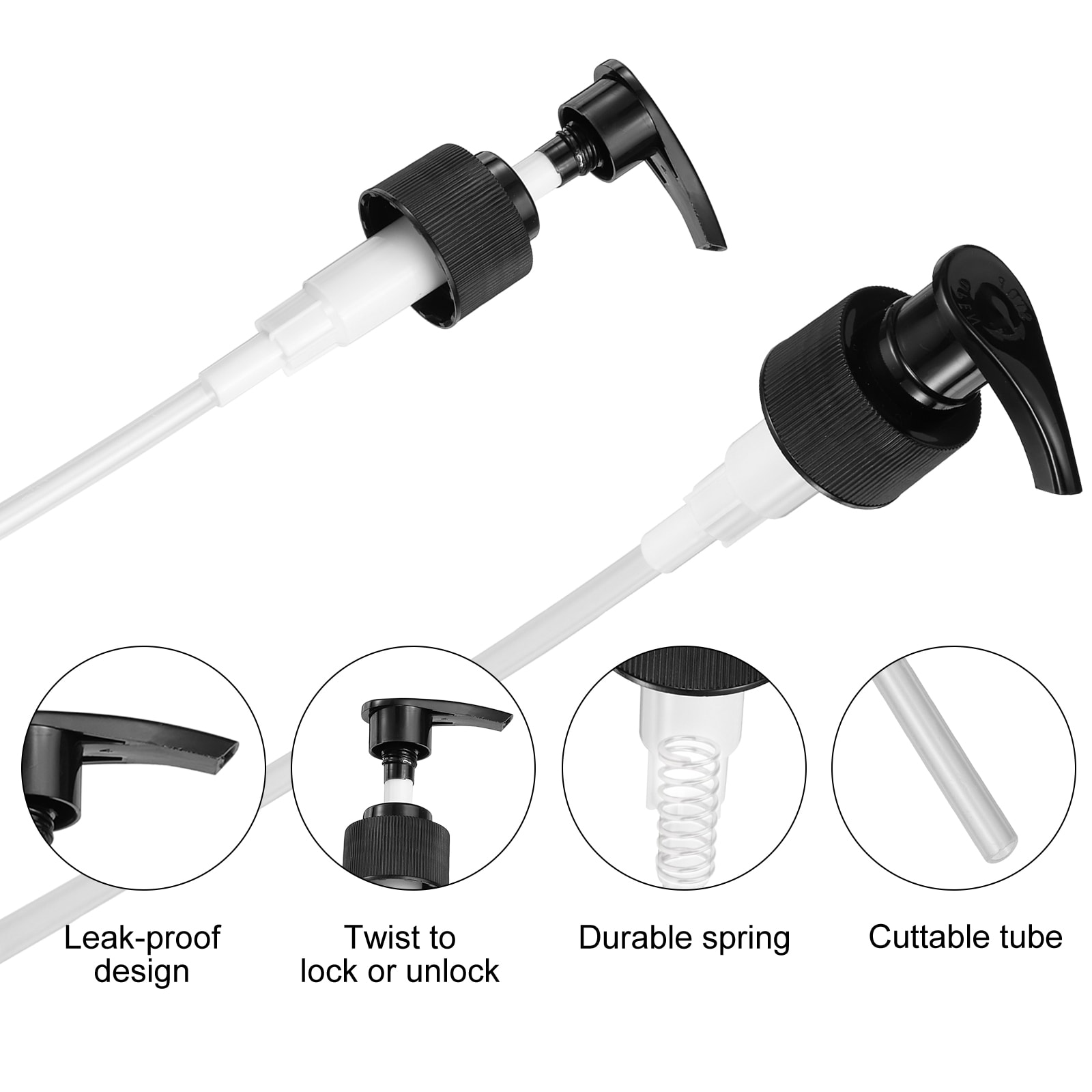 Unique Bargains S26020301UX1884 Soap-Lotion-Dispensers - View #3