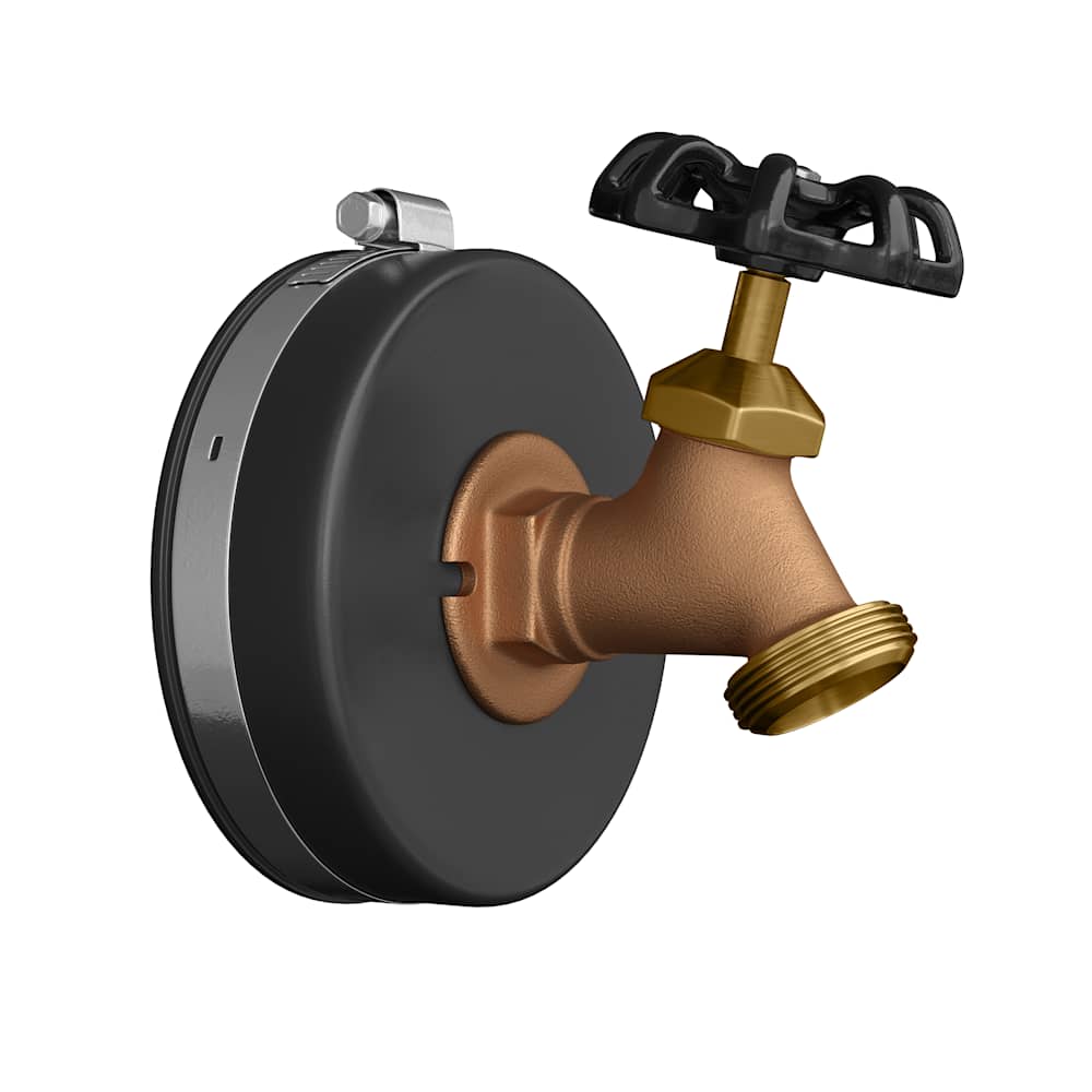  PFETCHBK 2 Inch Rubber Test Cap with Hose Bibb