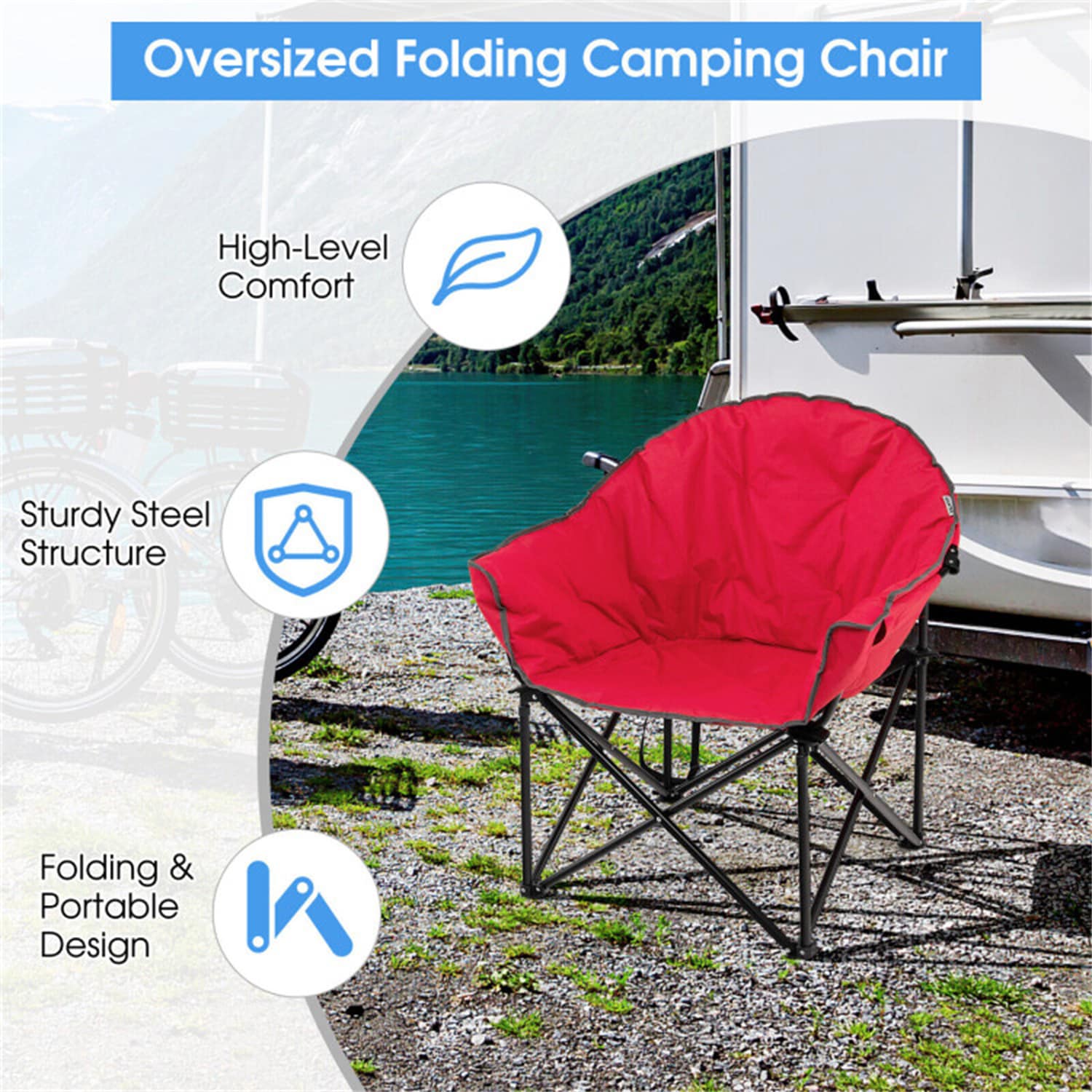 BABOOM BOM-70502RE-CO Beach-Camping-Chairs - View #5