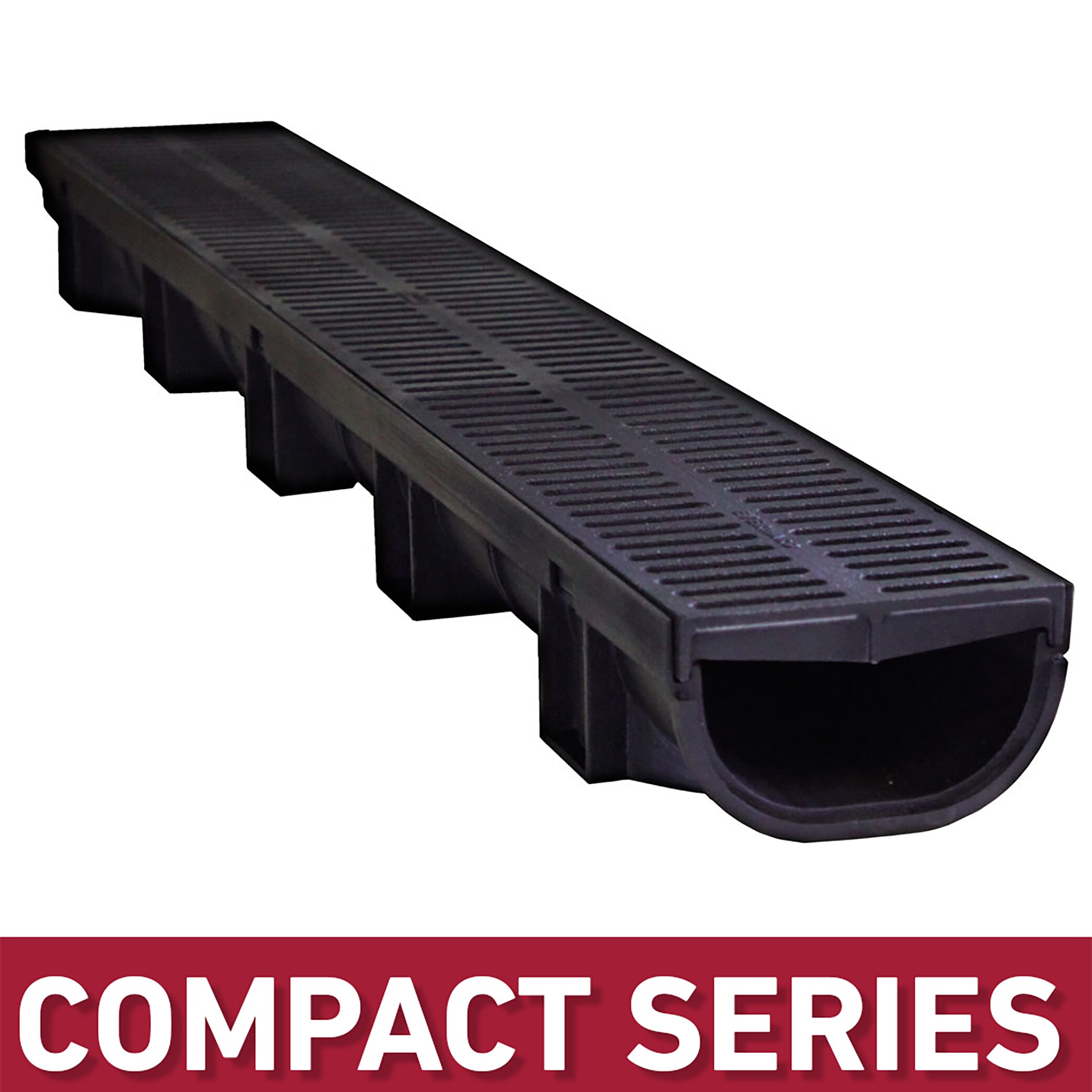 U.S. Trench Drain 2-in L x 4-1/2-in W x 3-in or 4-in dia Compact Series ...