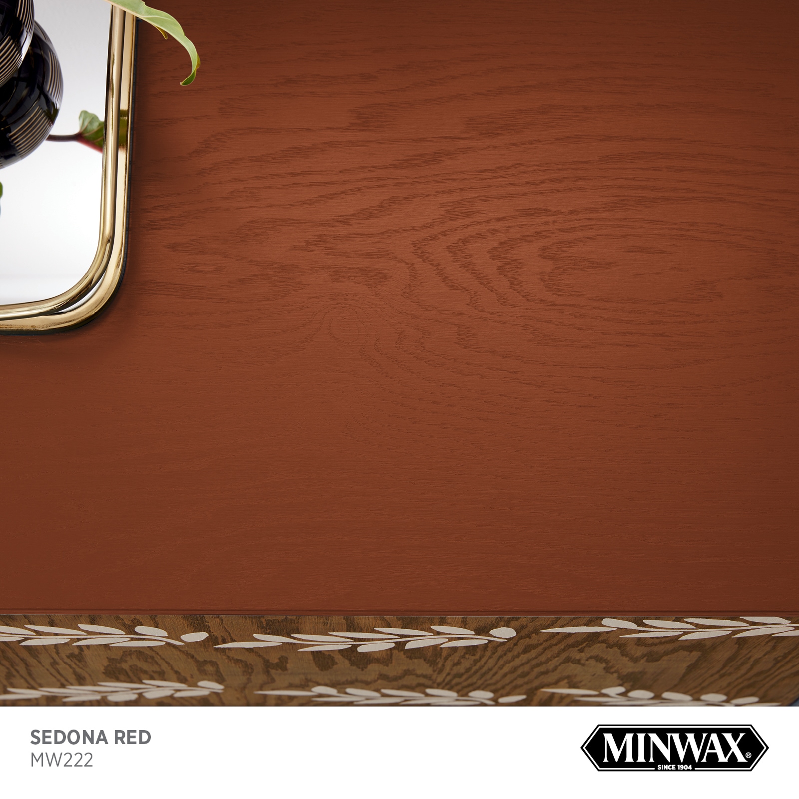 Minwax 22220 Sedona Red Wood Finish Stain 1/2-Pint at Sutherlands