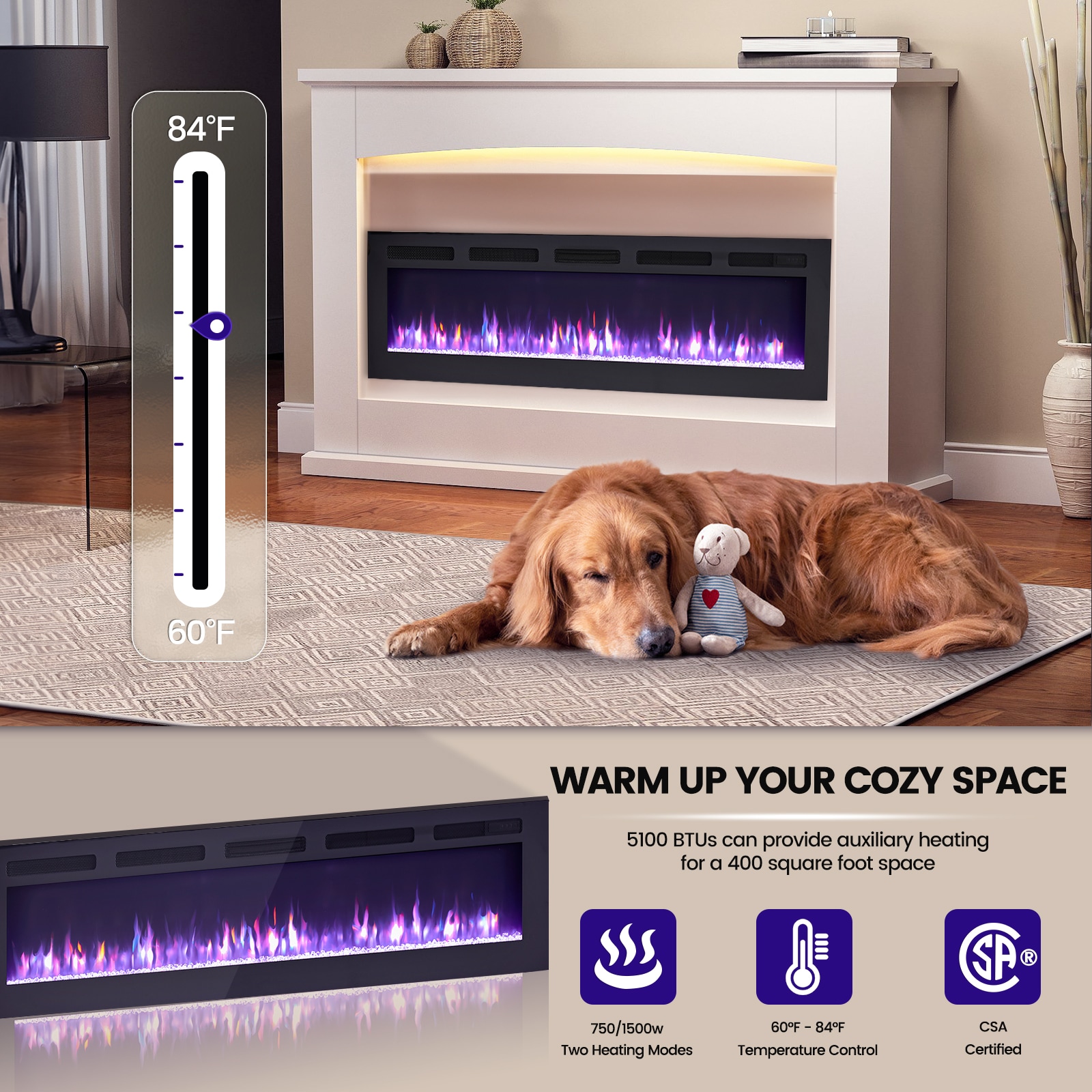 EdenDirect NLCD041932 Electric-Fireplaces - View #4