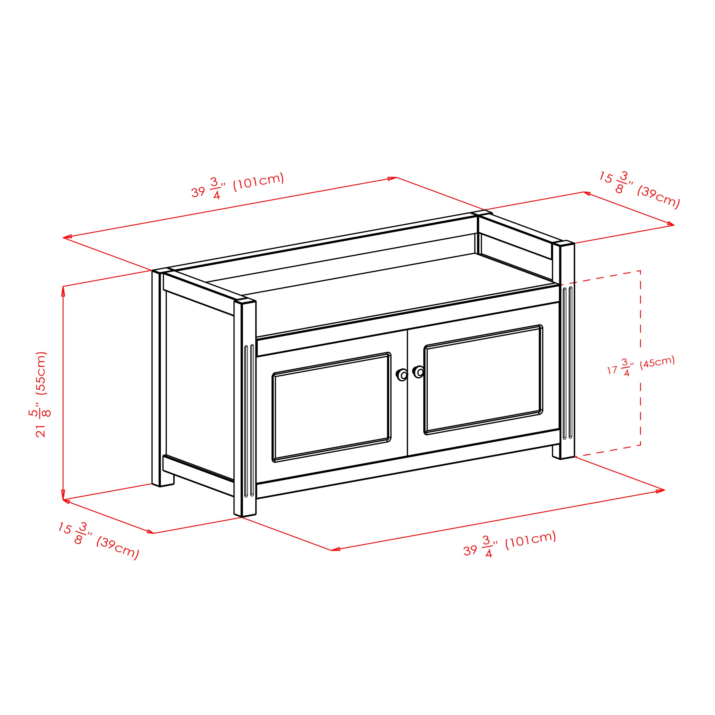 Winsome Wood 94040 bench - View #8