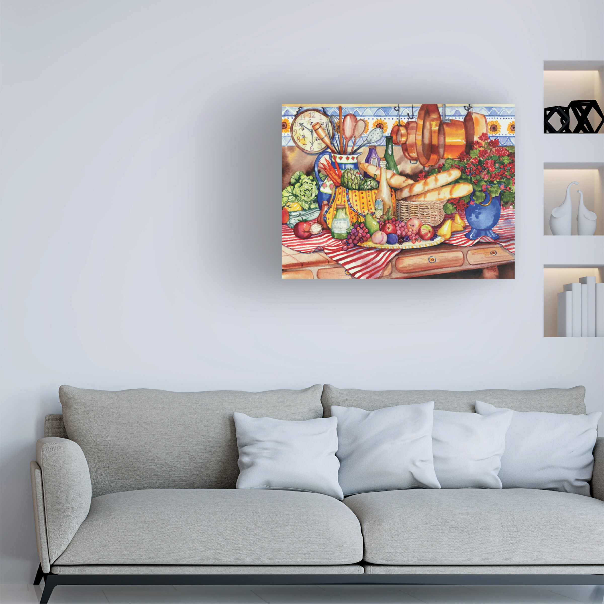 Trademark Fine Art Kathleen Parr Mckenna French Kitchen Canvas Art in ...